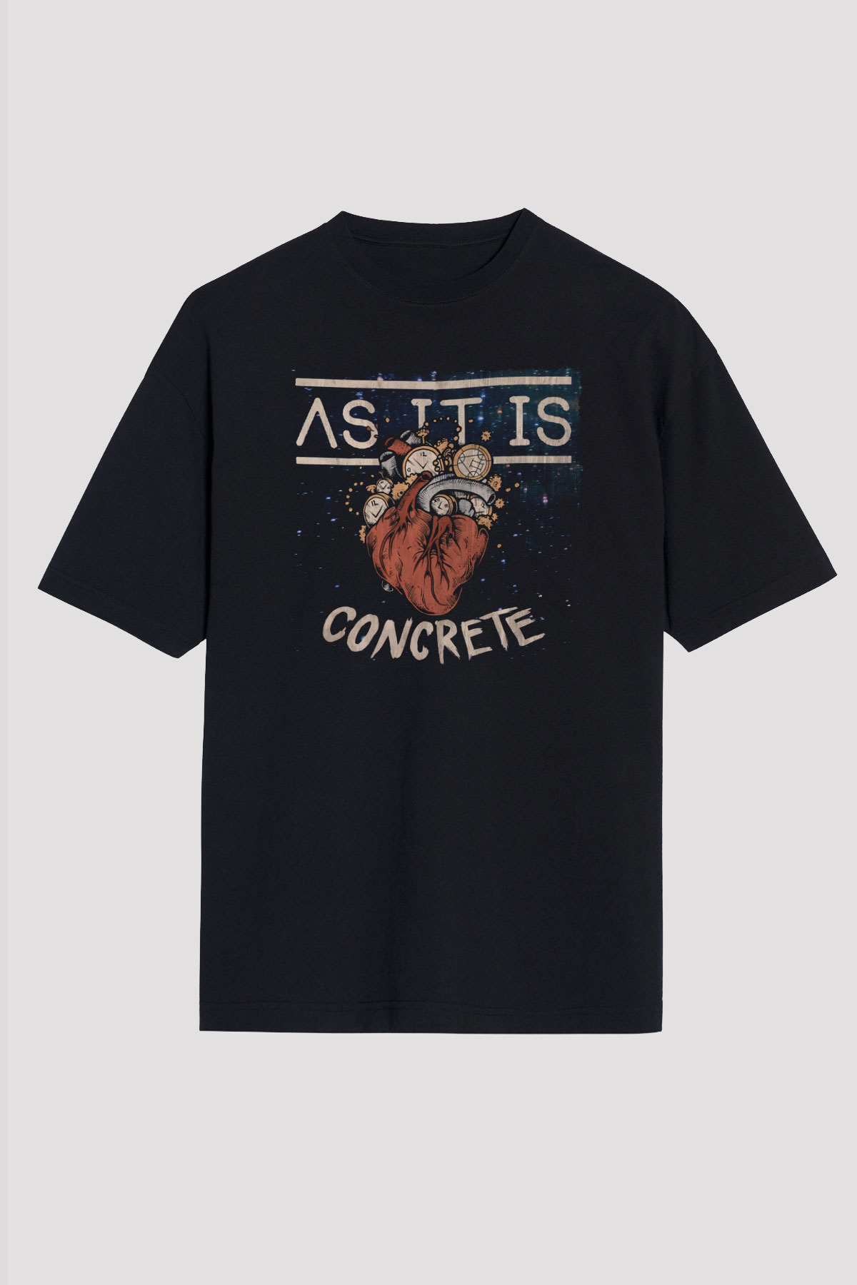 As It Is Siyah Unisex Tişört T-Shirt - TişörtFabrikası