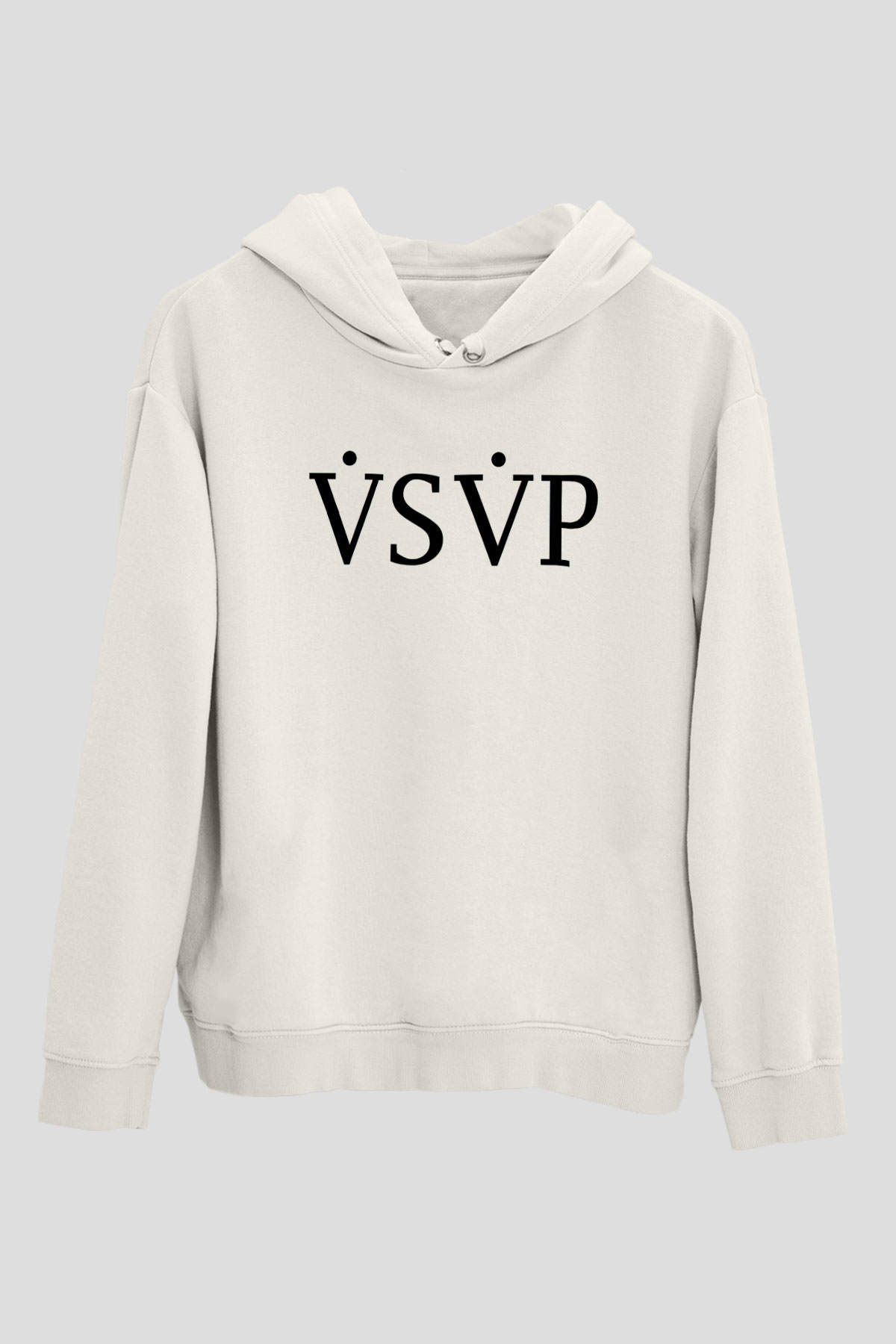 ASAP Mob Beyaz Unisex Kapüşonlu Sweatshirt