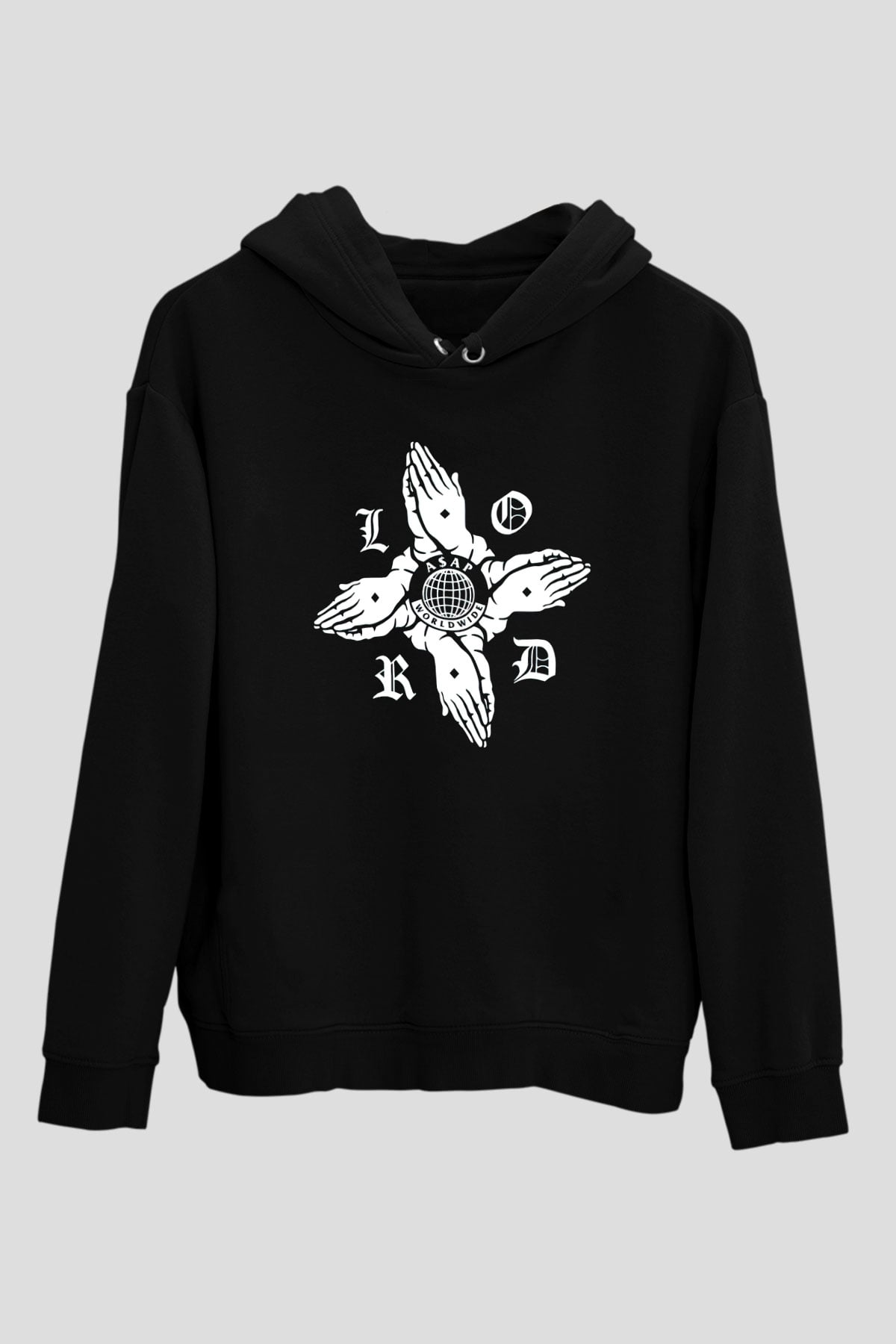 ASAP Mob Siyah Unisex Hoodie