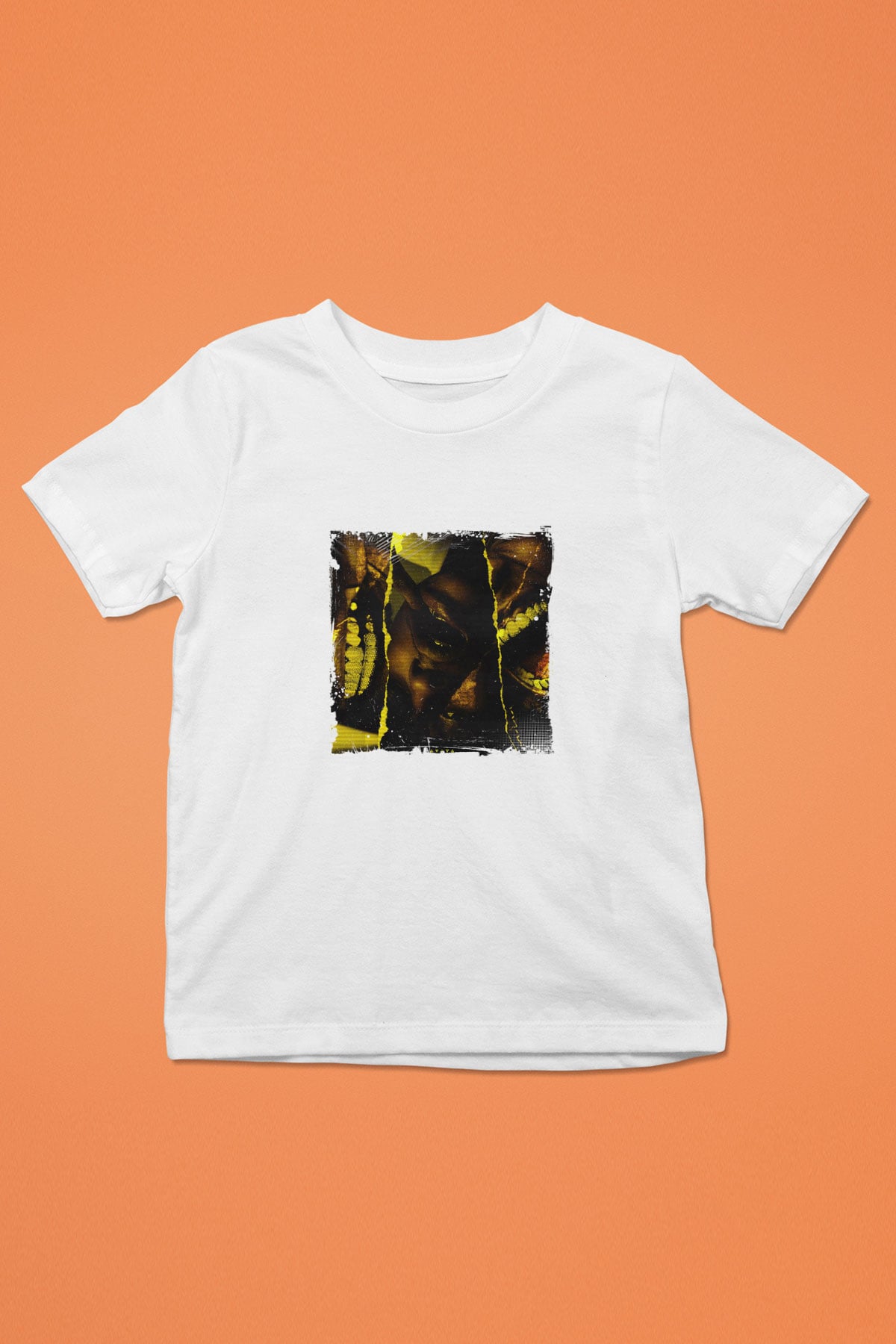 ASAP Rocky Baskılı Unisex Beyaz Çocuk Tişört