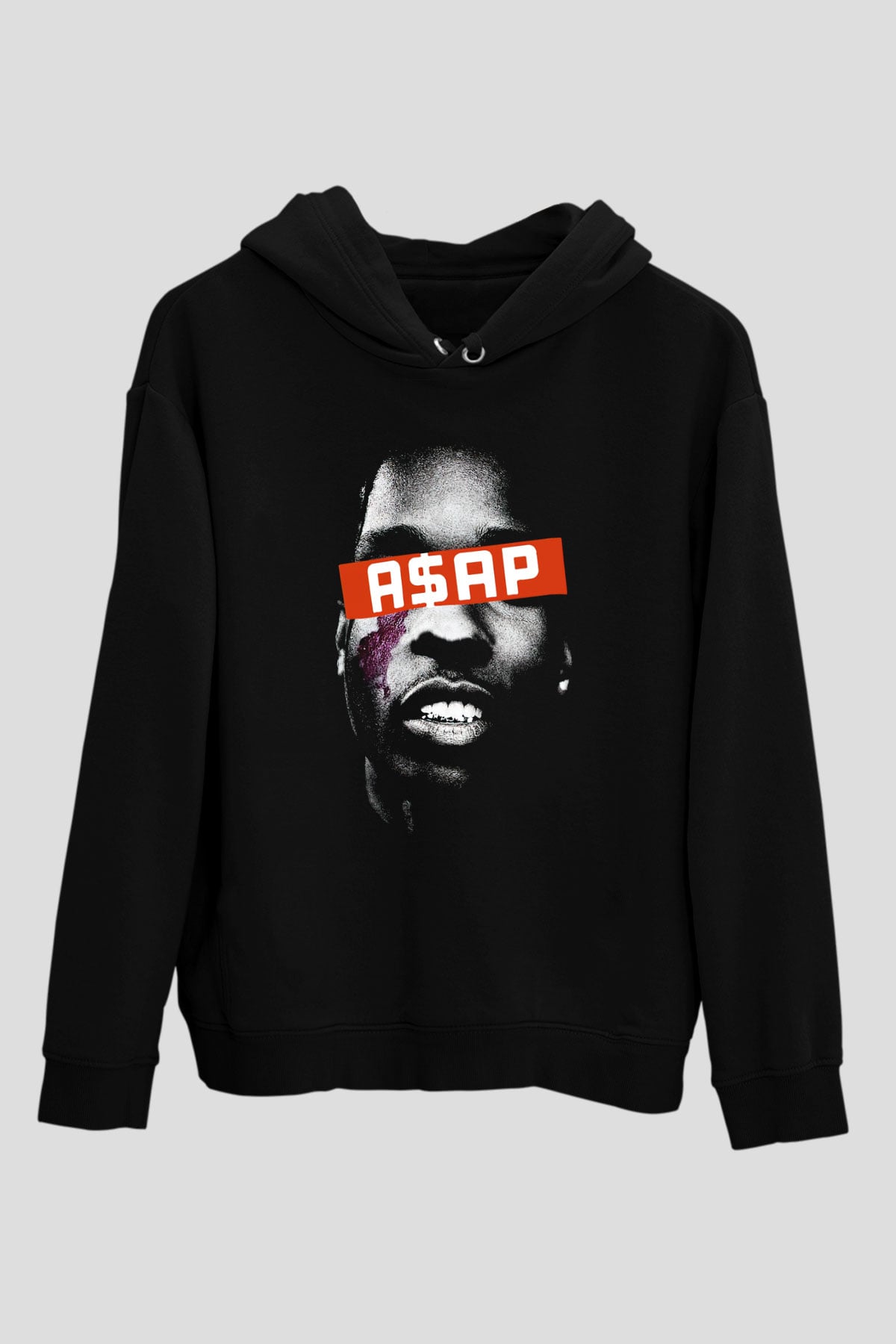 ASAP Rocky Siyah Unisex Hoodie