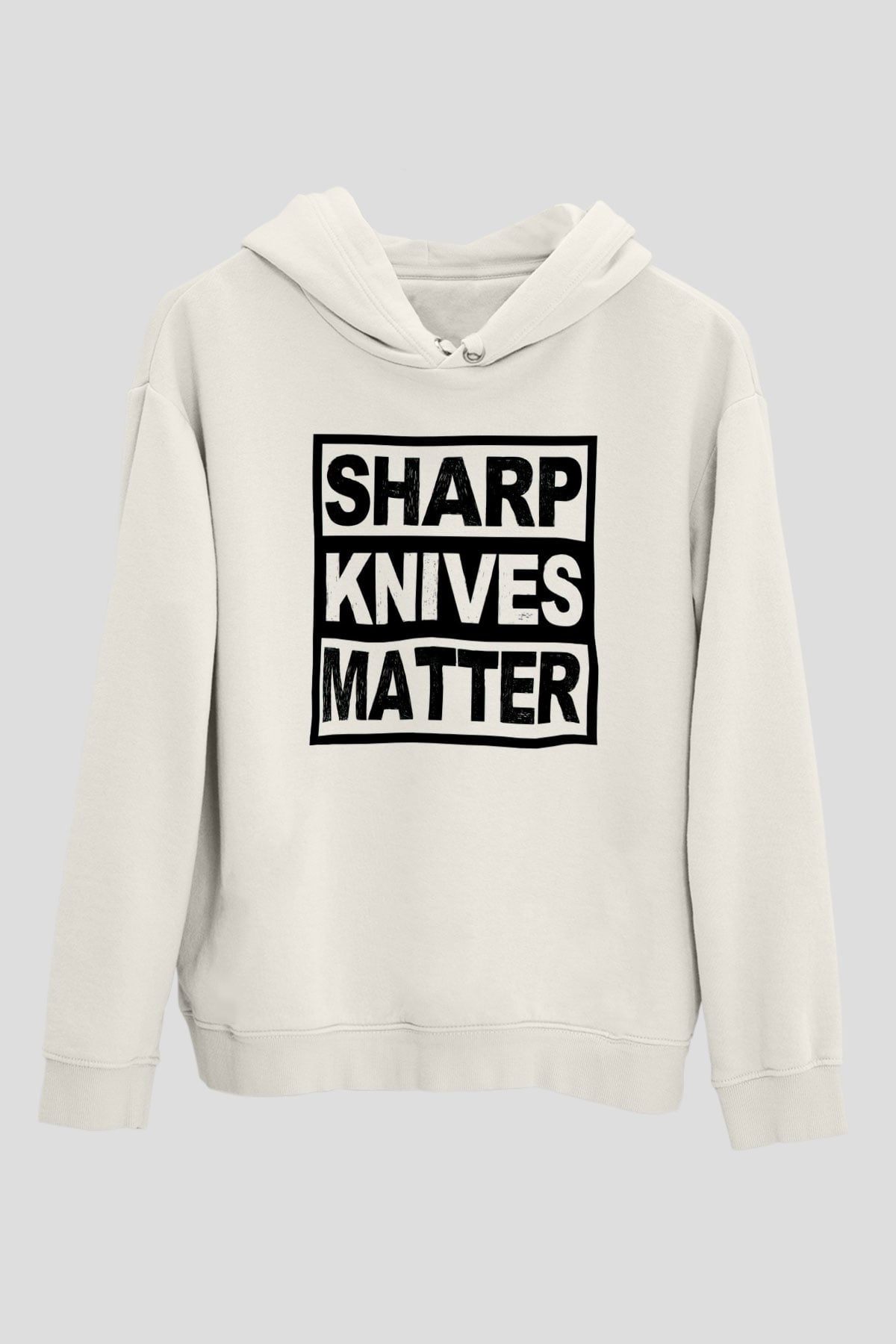 Aşçı Beyaz Unisex Kapüşonlu Sweatshirt