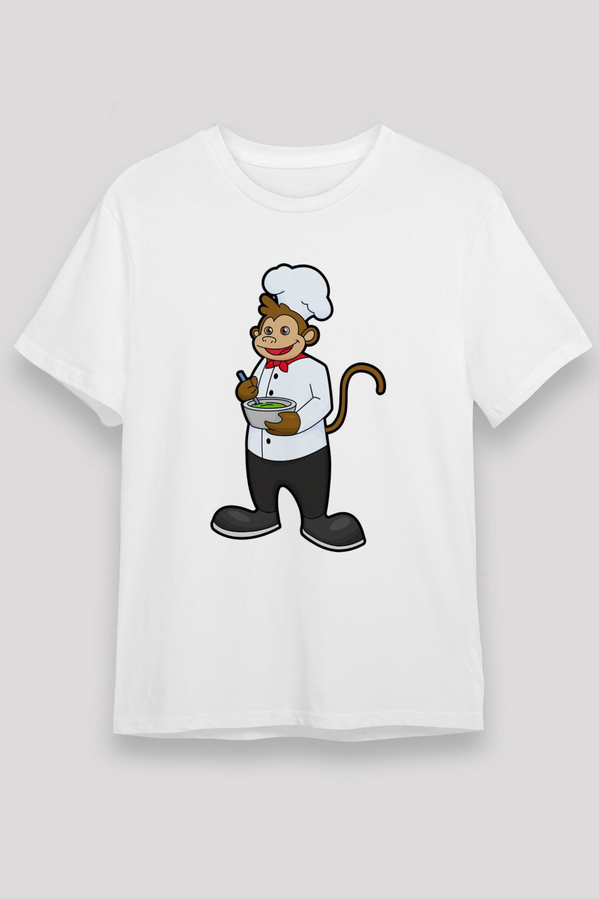 Aşçı Beyaz Unisex Tişört T-Shirt - TişörtFabrikası