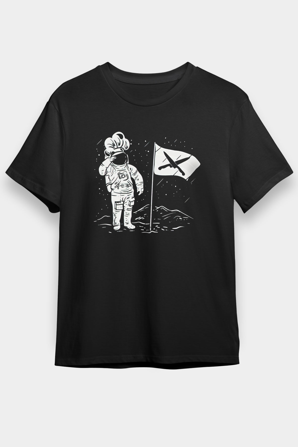 Aşçı Beyaz Unisex Tişört T-Shirt - TişörtFabrikası