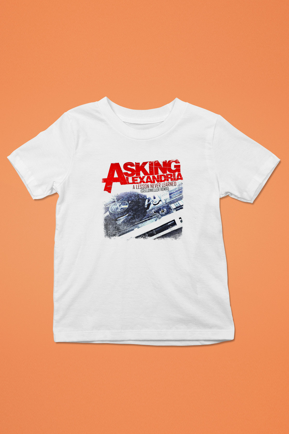 Asking Alexandria Baskılı Unisex Beyaz Çocuk Tişört
