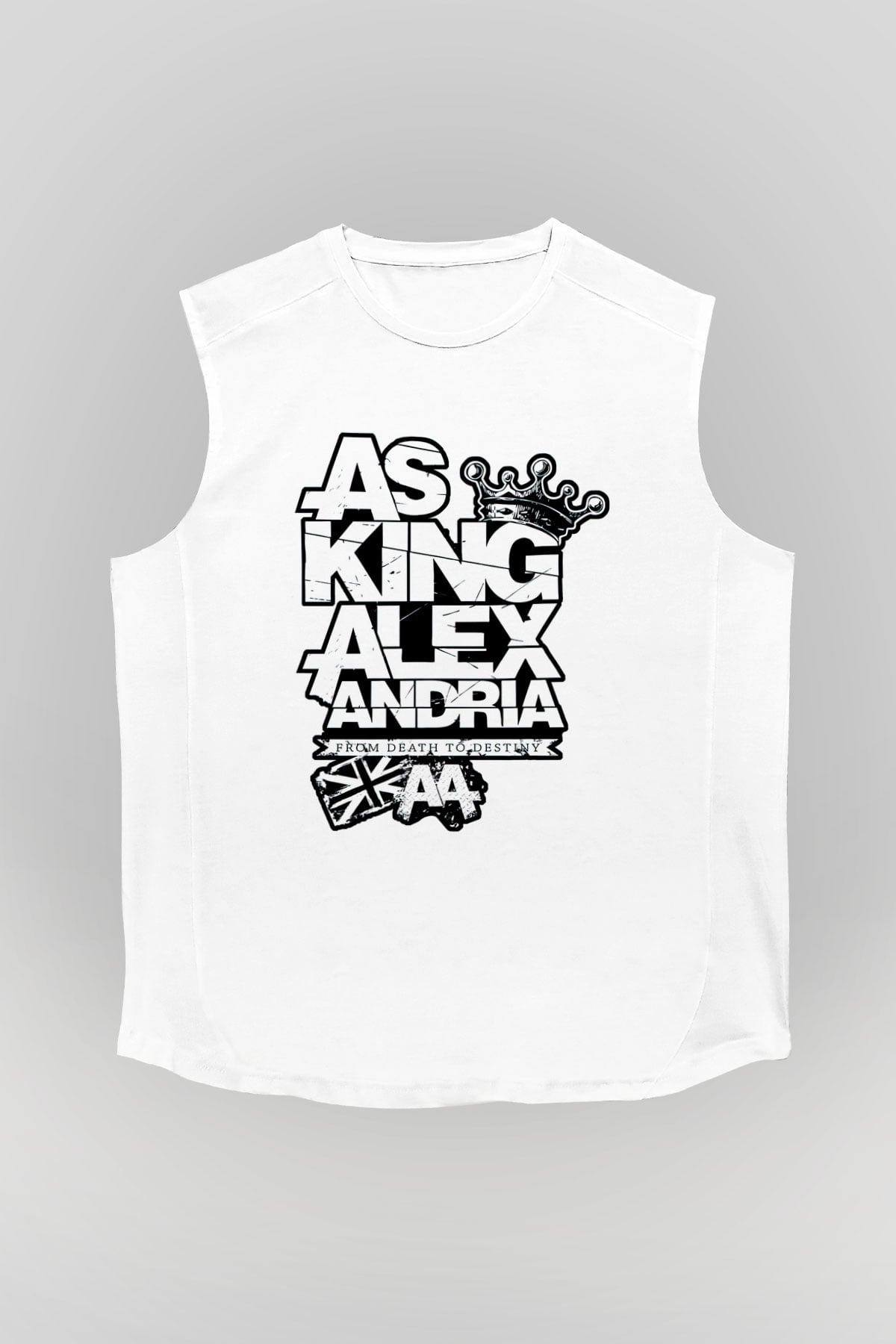 Asking Alexandria Beyaz Unisex Kolsuz Tişört