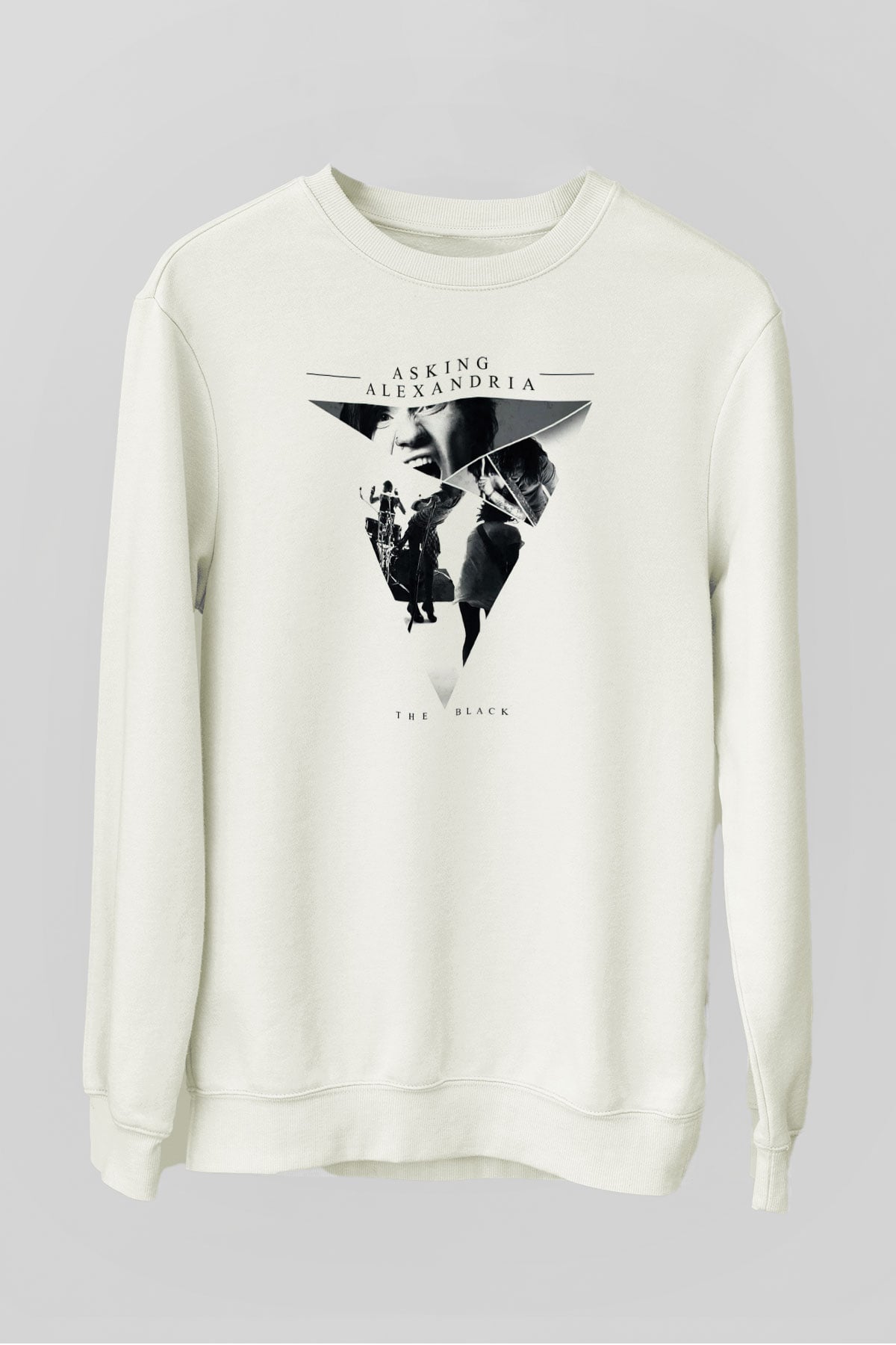 Asking Alexandria Beyaz Unisex Sweatshirt
