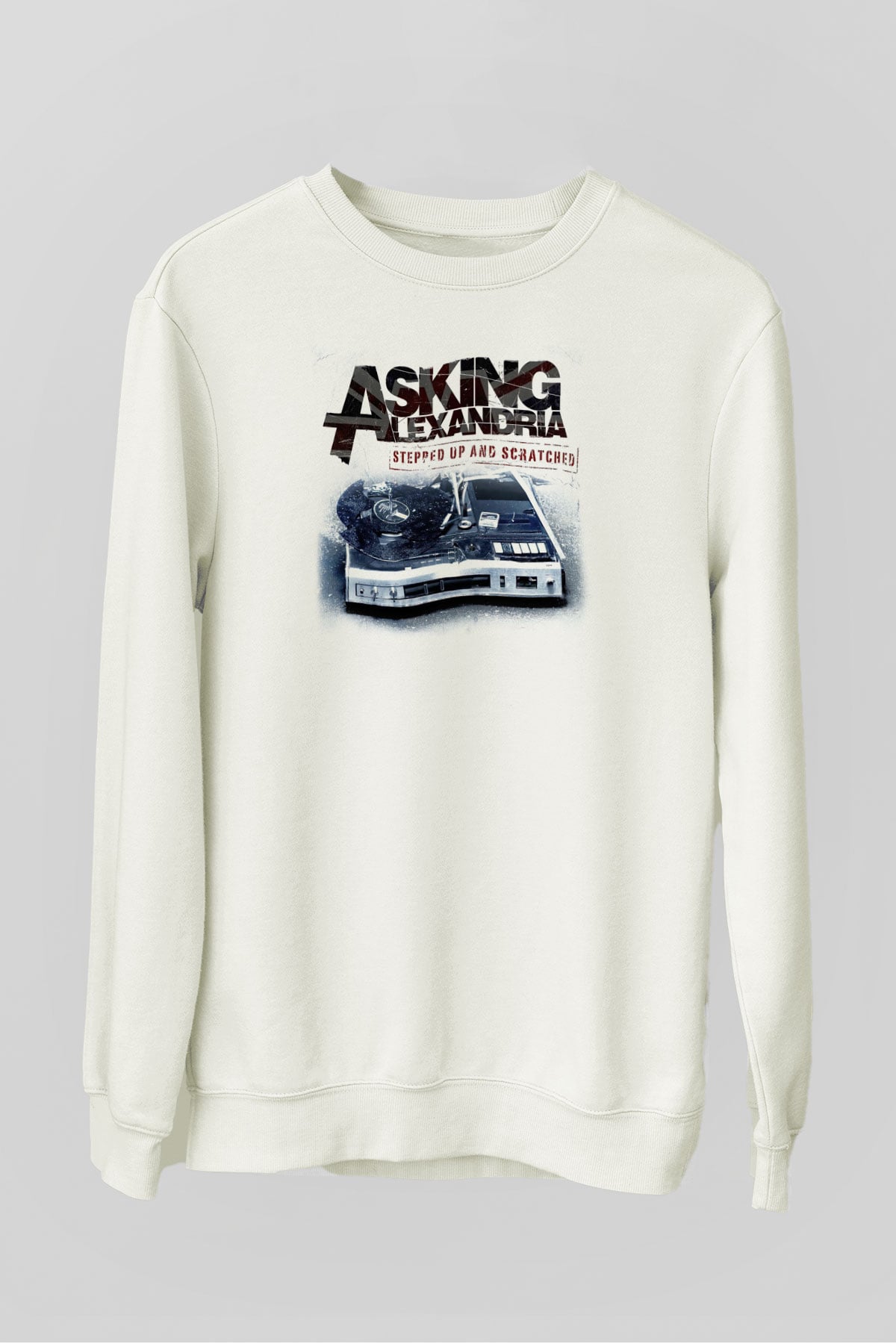Asking Alexandria Beyaz Unisex Sweatshirt