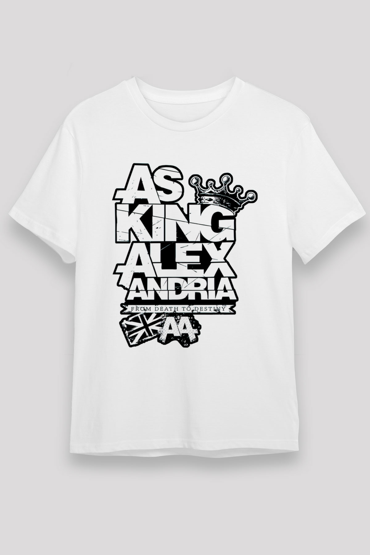 Asking Alexandria Beyaz Unisex Tişört T-Shirt - TişörtFabrikası