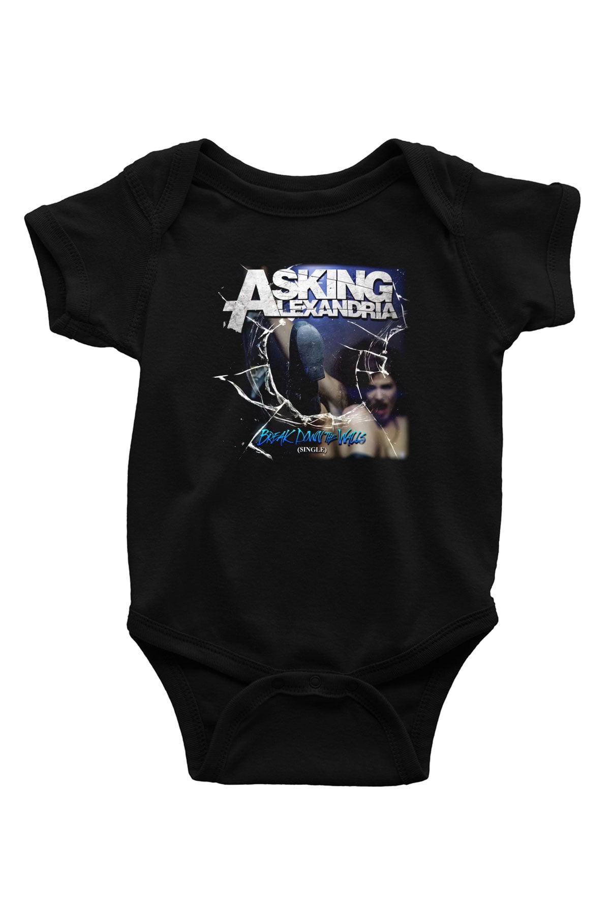 Asking Alexandria Siyah Bebek Body - Zıbın