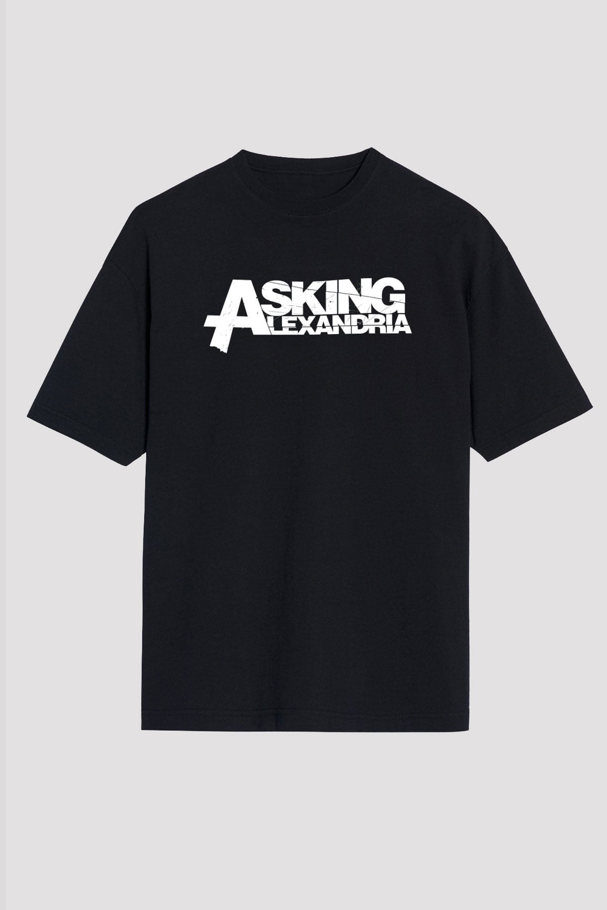 Asking Alexandria Siyah Unisex Oversize Tişört T-Shirt