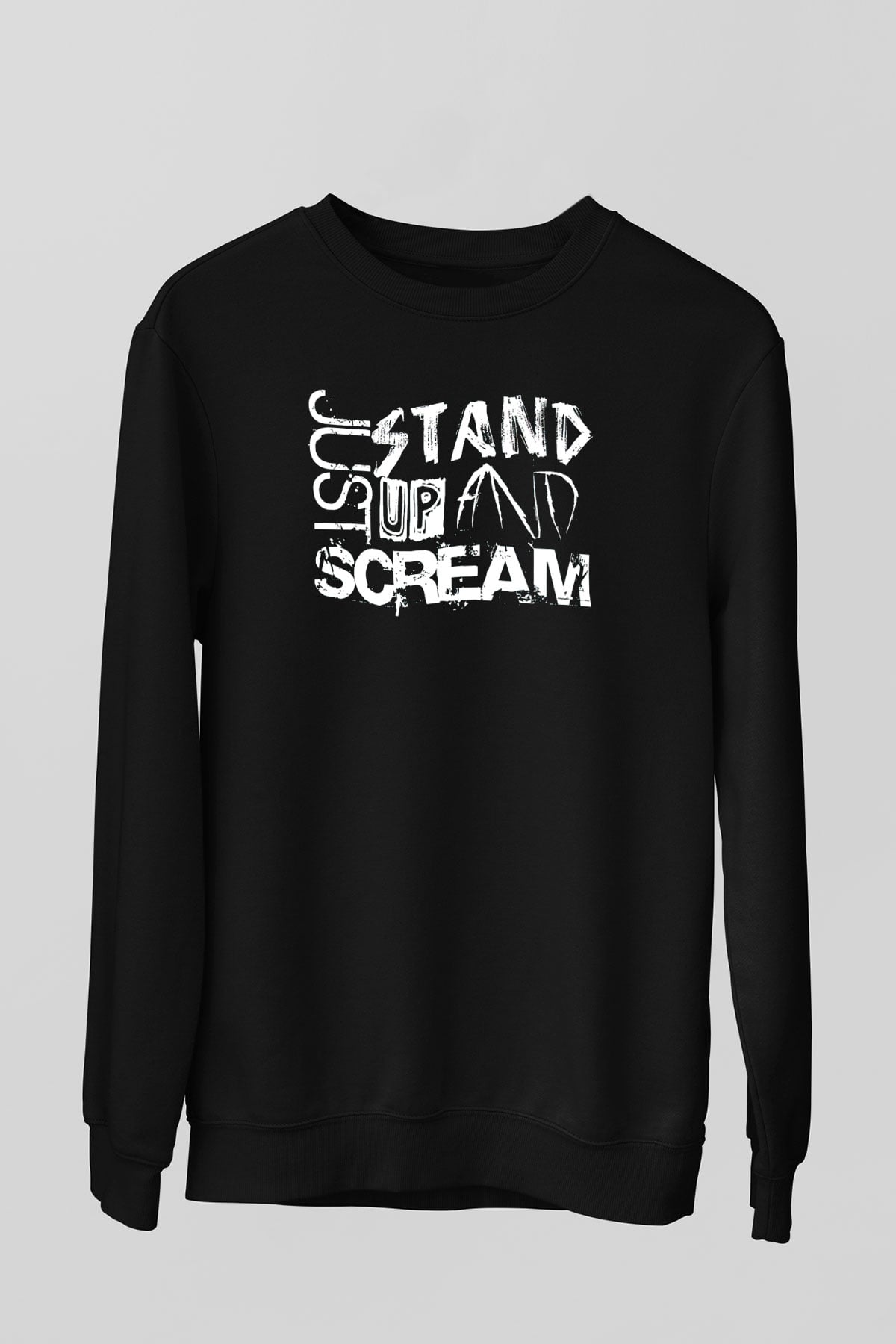 Asking Alexandria Siyah Unisex Sweatshirt
