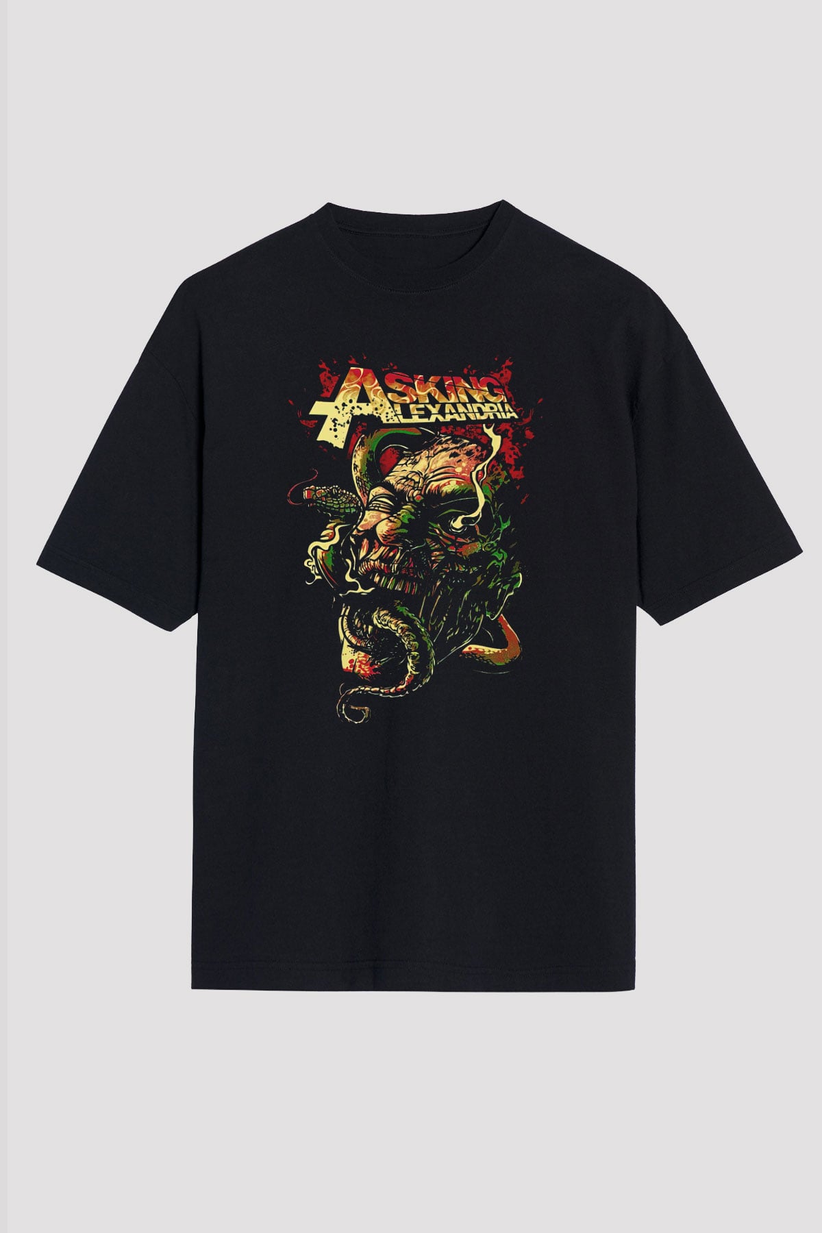 Asking Alexandria Siyah Unisex Tişört T-Shirt - TişörtFabrikası