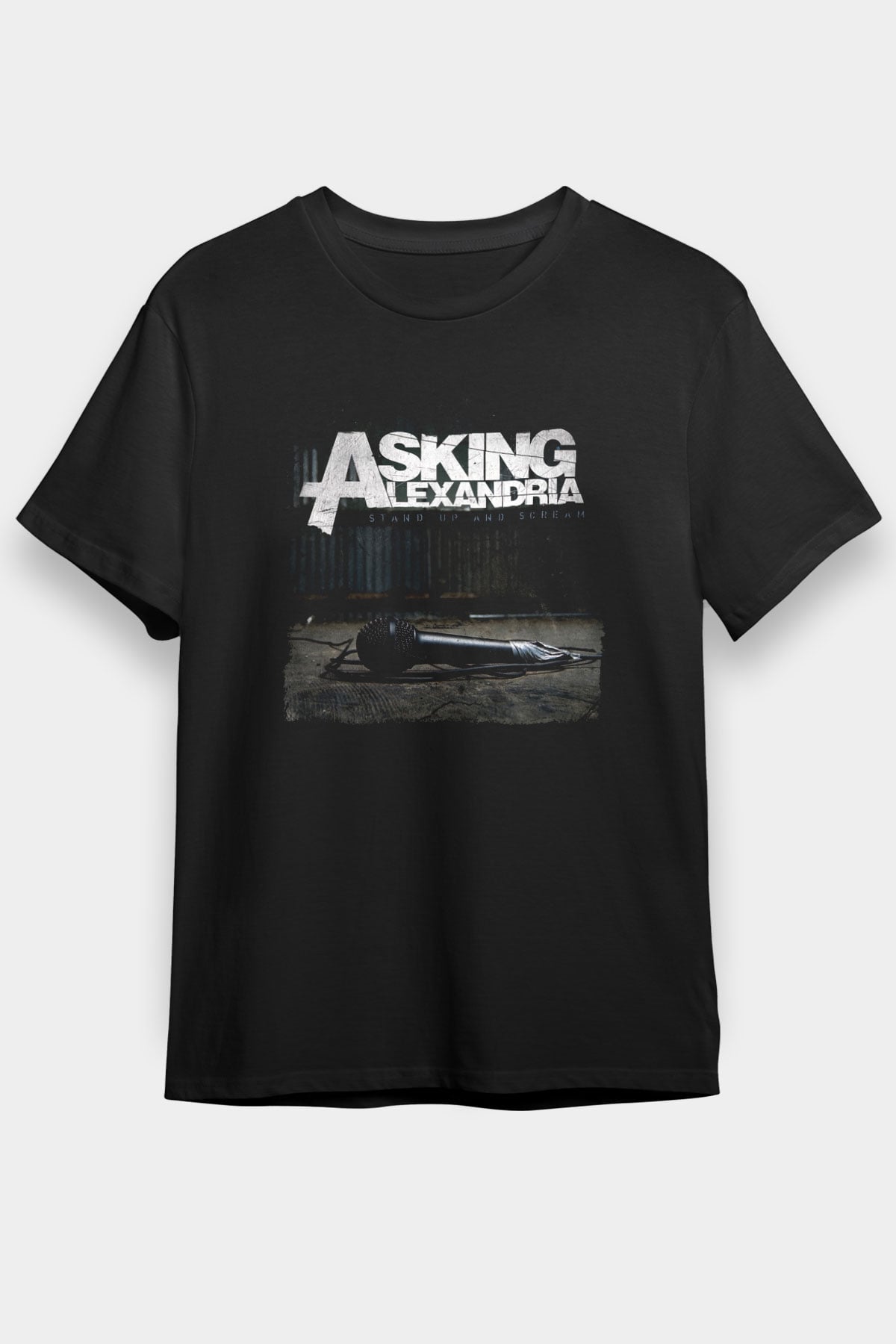 Asking Alexandria Siyah Unisex Tişört T-Shirt - TişörtFabrikası