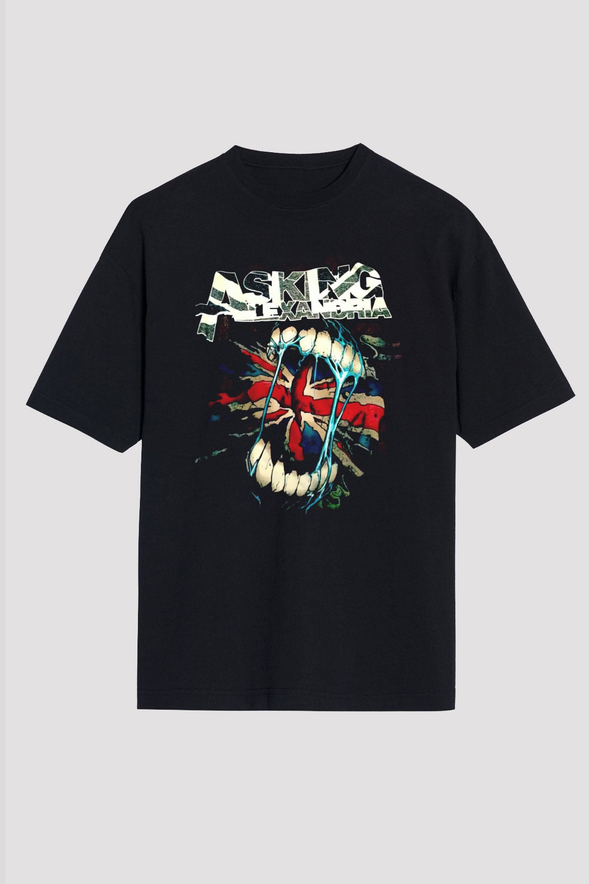 Asking Alexandria Siyah Unisex Tişört T-Shirt - TişörtFabrikası