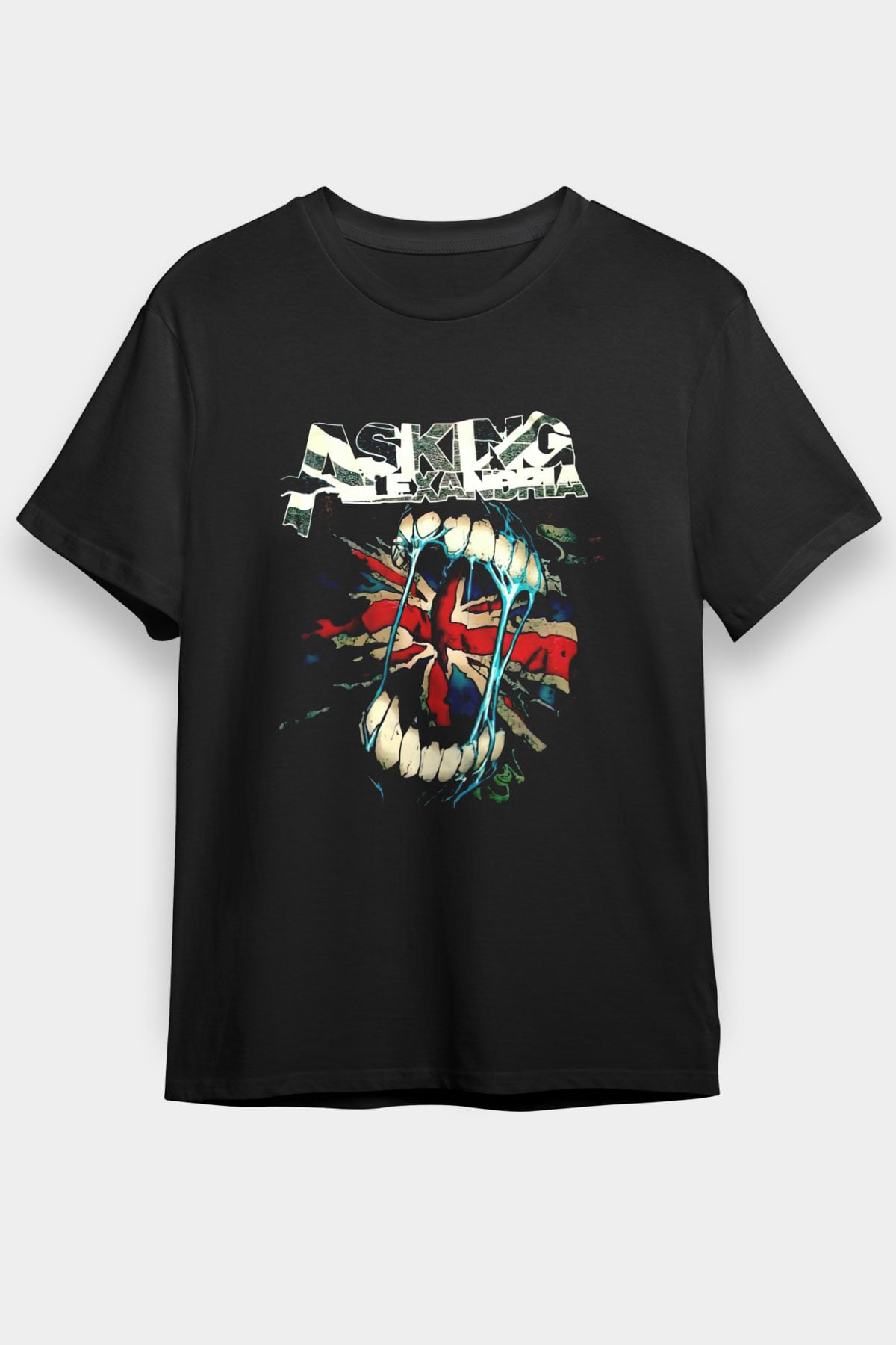 Asking Alexandria Siyah Unisex Tişört T-Shirt - TişörtFabrikası