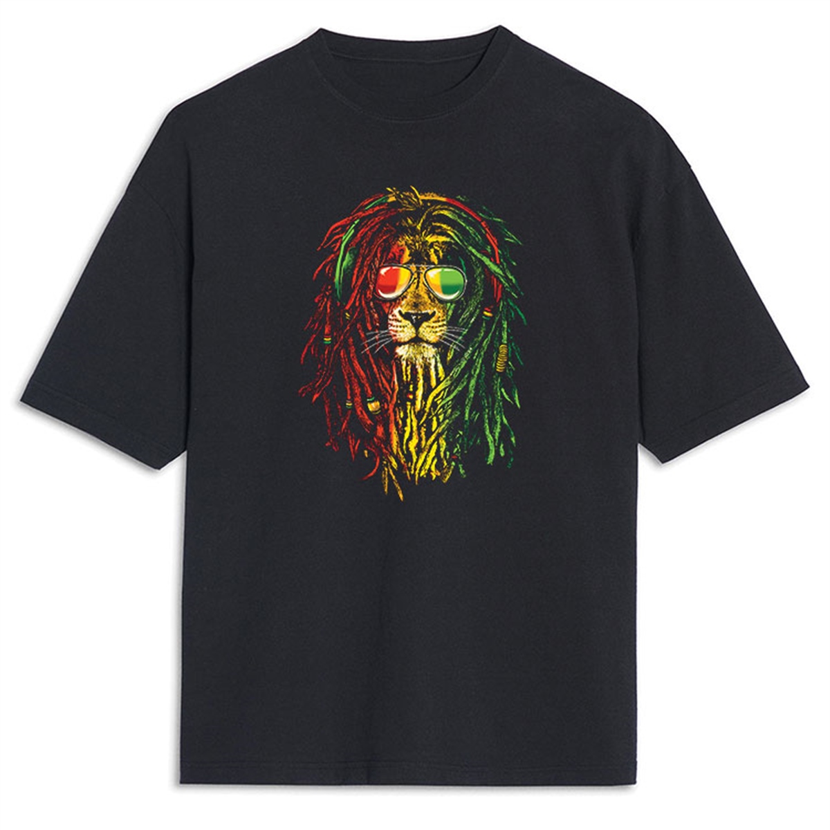 Aslan Oversize Tişört Oversize T-Shirt OSS1585