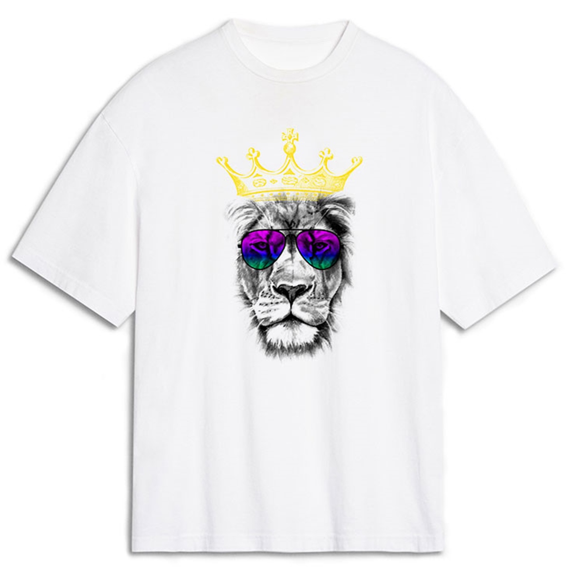 Aslan Oversize Tişört Oversize T-Shirt OSS1532