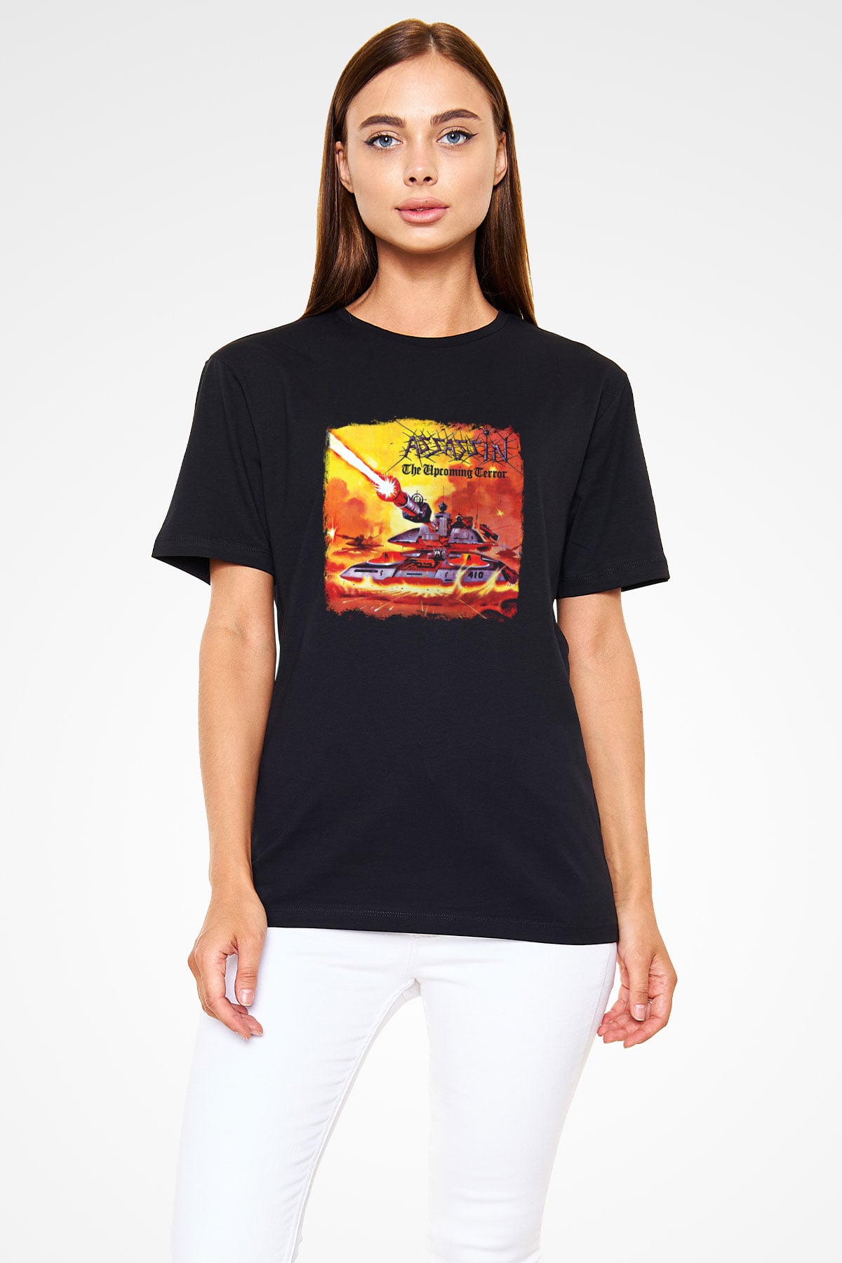 Assassin Baskılı Unisex Siyah Tişört