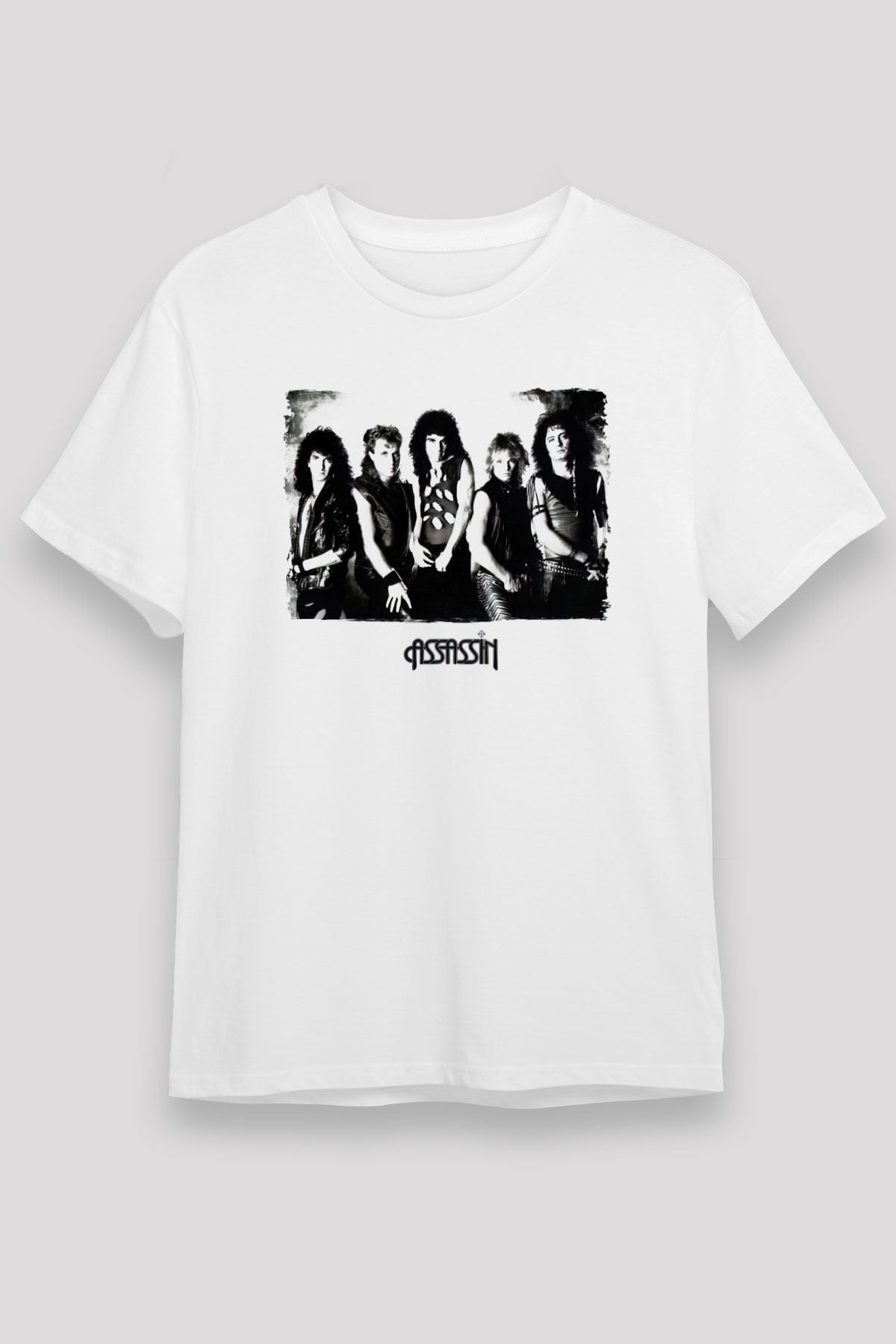 Assassin Beyaz Unisex Tişört T-Shirt - TişörtFabrikası