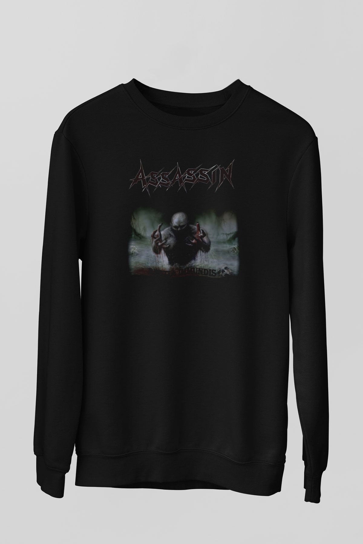 Assassin Siyah Unisex Sweatshirt