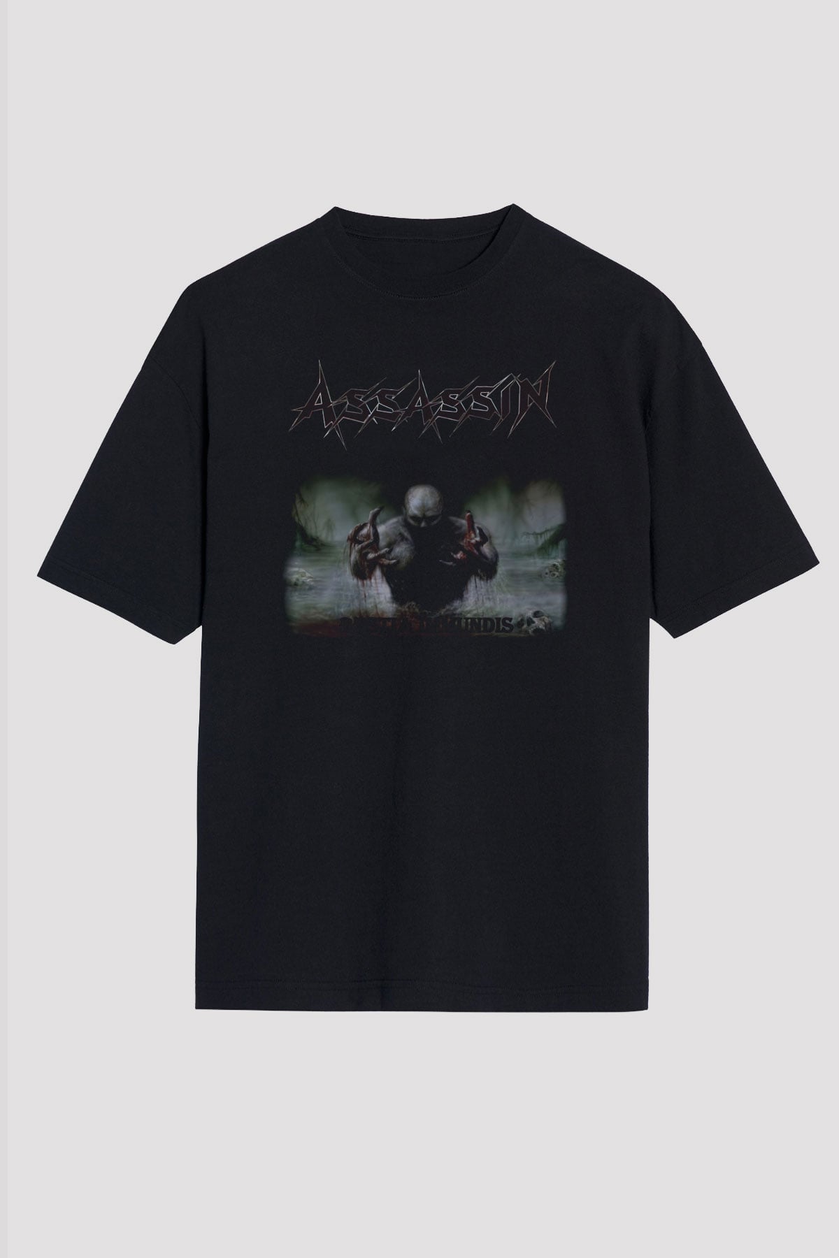 Assassin Siyah Unisex Tişört T-Shirt - TişörtFabrikası