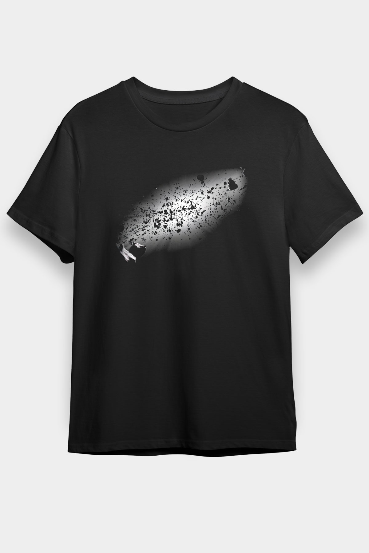 Asteroit Siyah Unisex Tişört T-Shirt - TişörtFabrikası