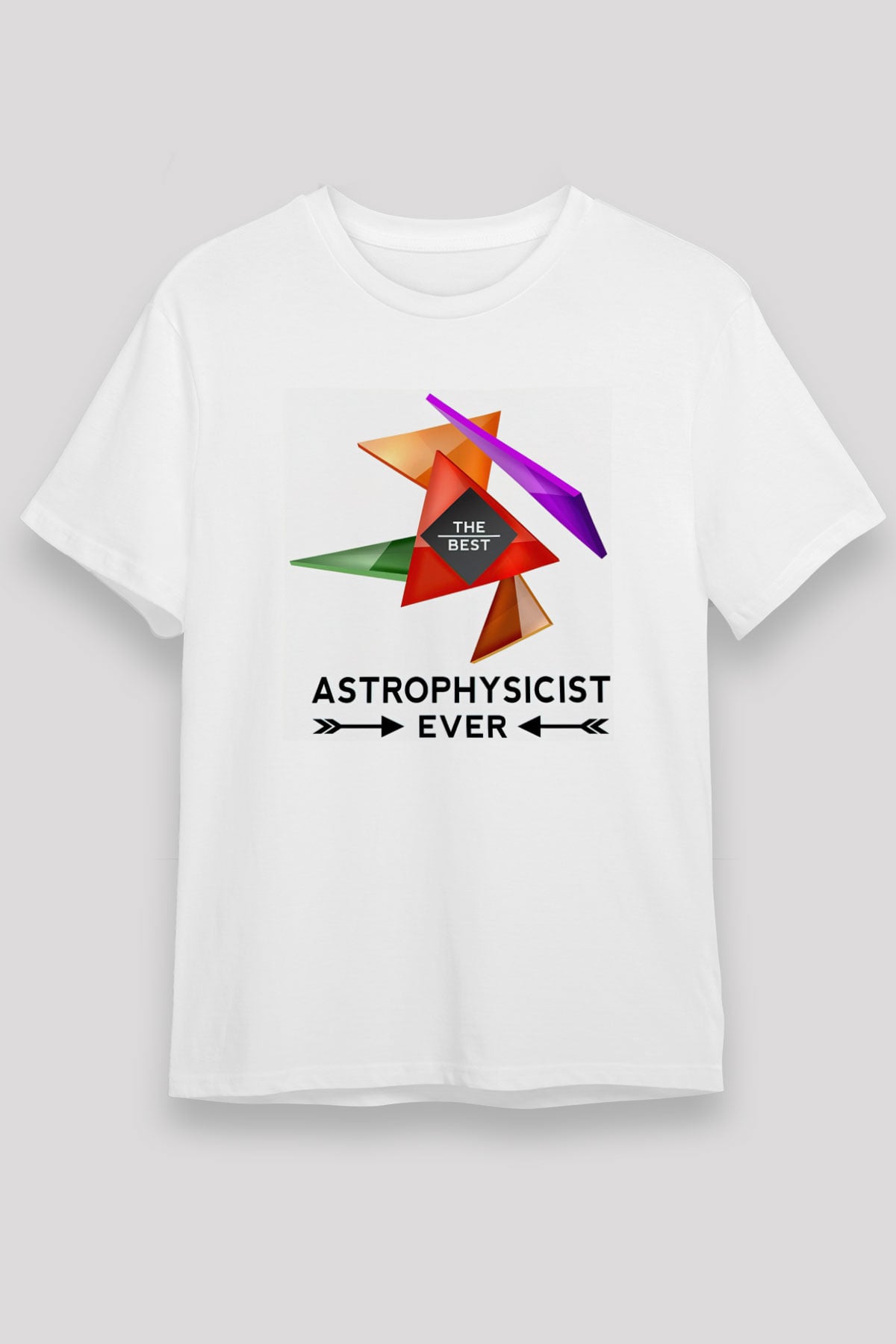Astrofizikçi Beyaz Unisex Tişört T-Shirt - TişörtFabrikası