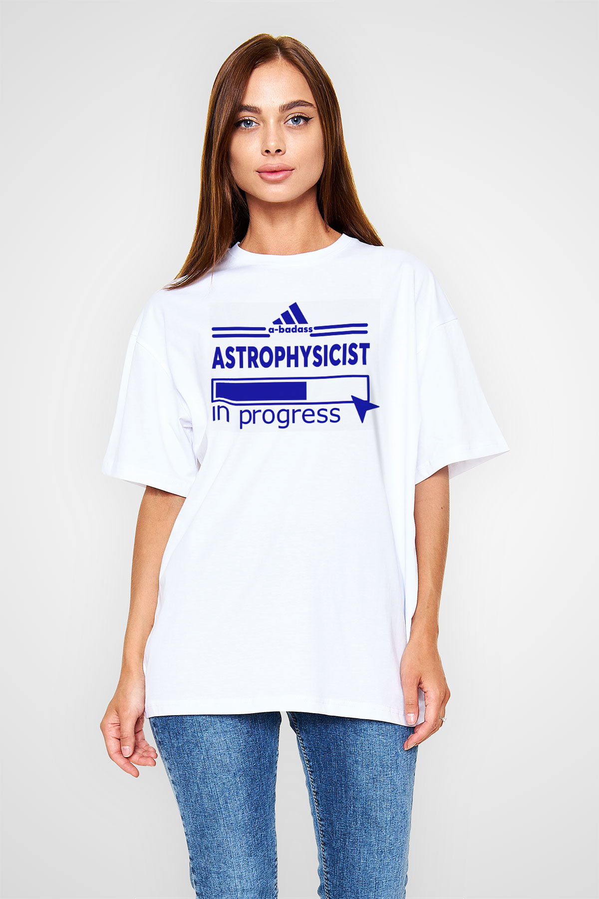 Astrofizikçi Beyaz Unisex Tişört T-Shirt - TişörtFabrikası