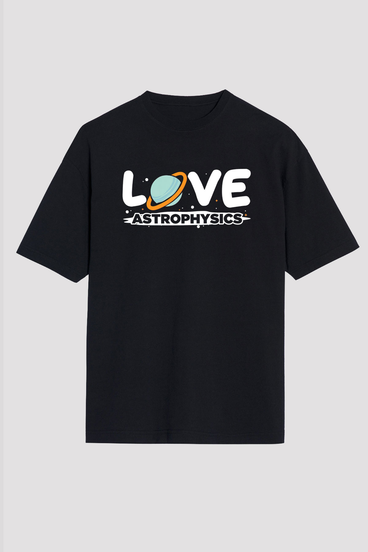 Astrofizikçi Siyah Unisex Tişört T-Shirt - TişörtFabrikası