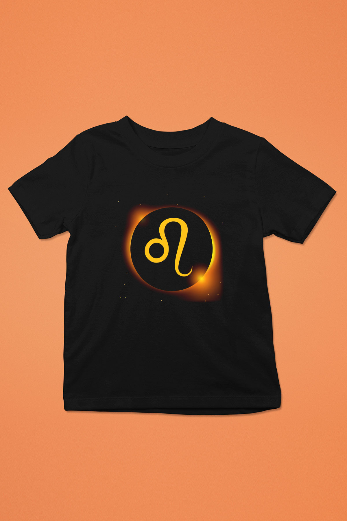 Astrolog Baskılı Siyah Unisex Çocuk Tişört