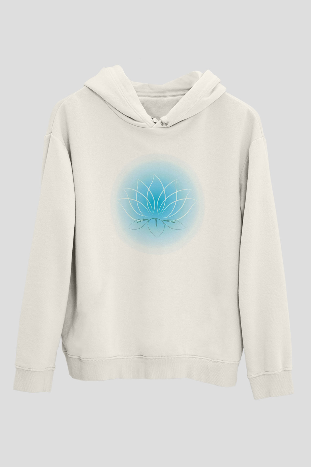 Astrolog Beyaz Unisex Kapüşonlu Sweatshirt