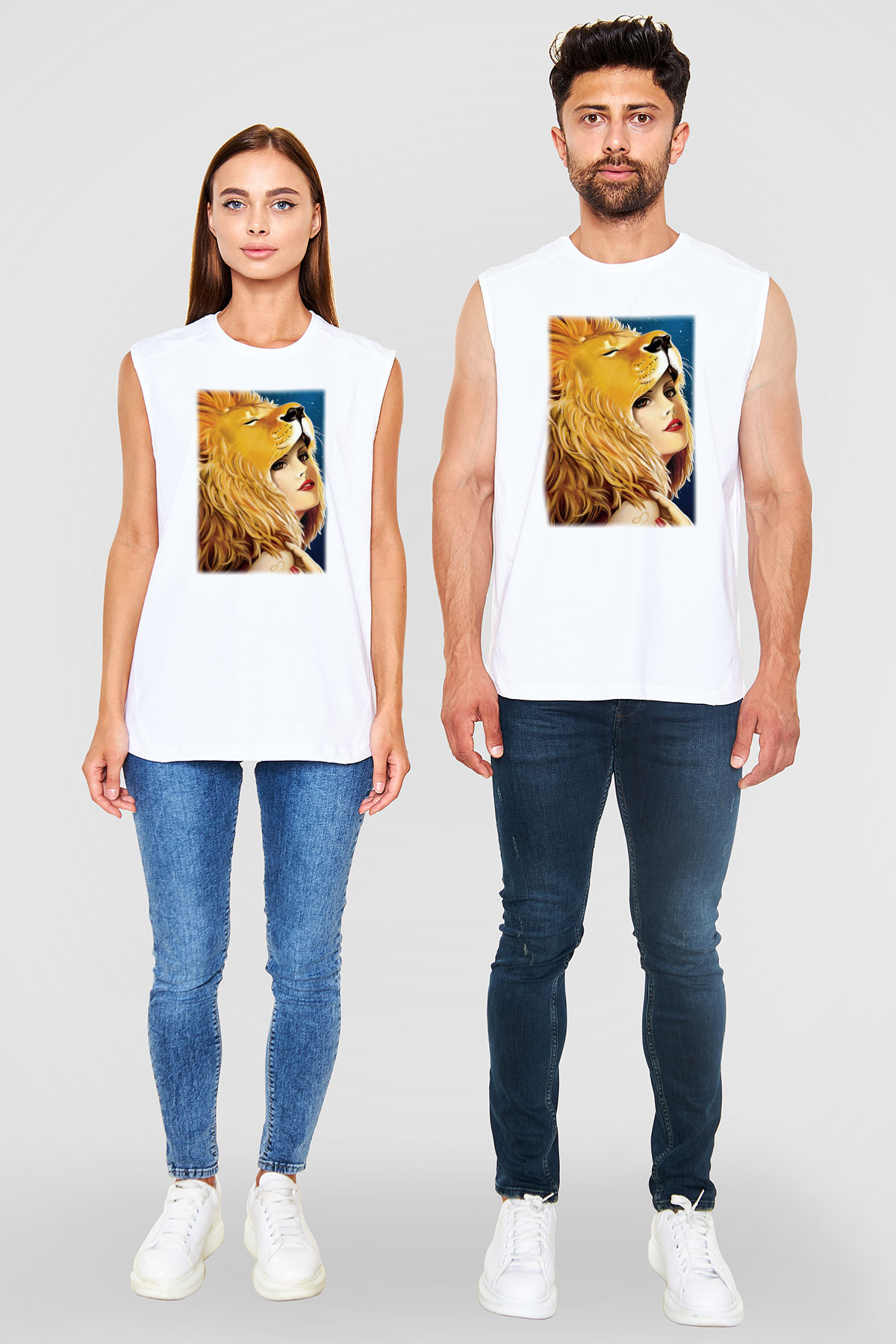 Astrolog Beyaz Unisex Kolsuz Tişört