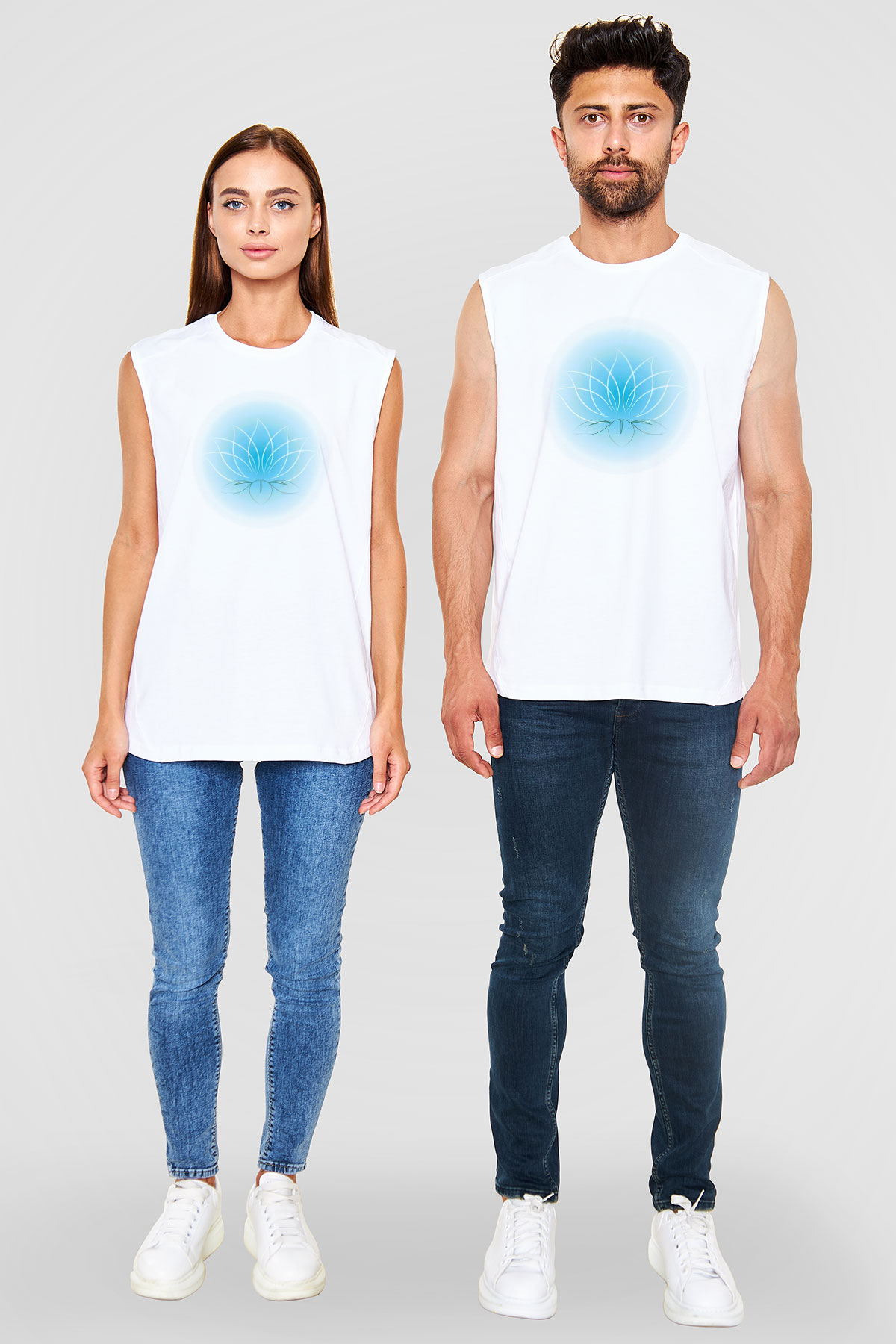 Astrolog Beyaz Unisex Kolsuz Tişört