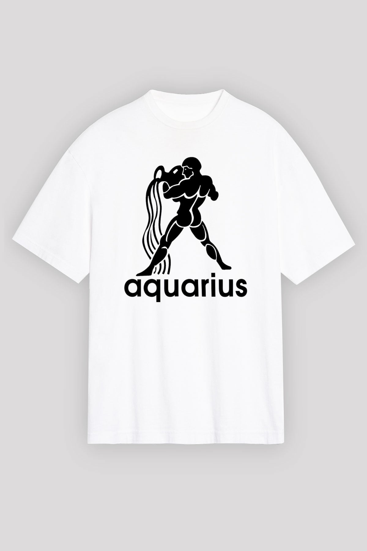 Astrolog Beyaz Unisex Oversize Tişört T-Shirt