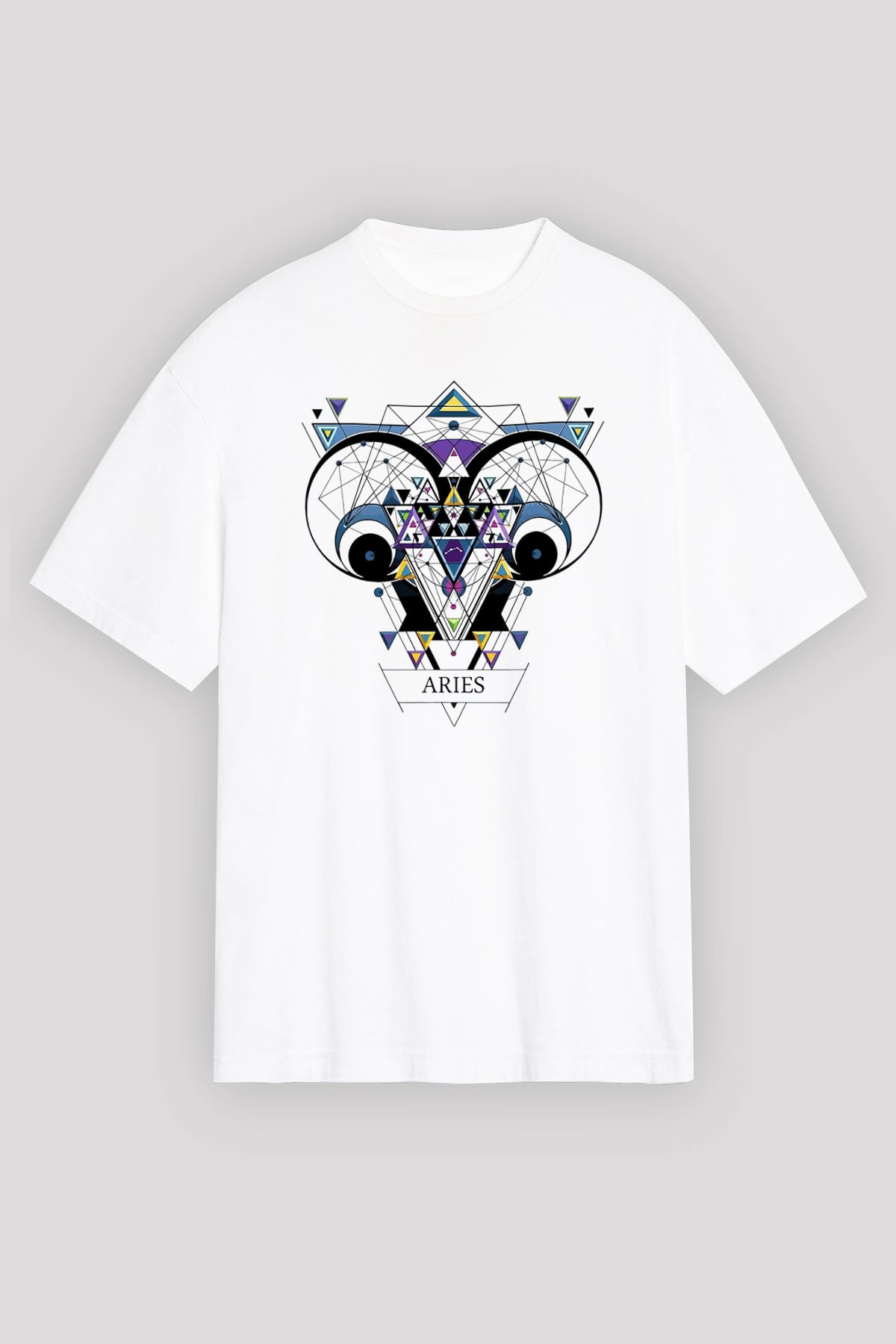 Astrolog Beyaz Unisex Oversize Tişört T-Shirt