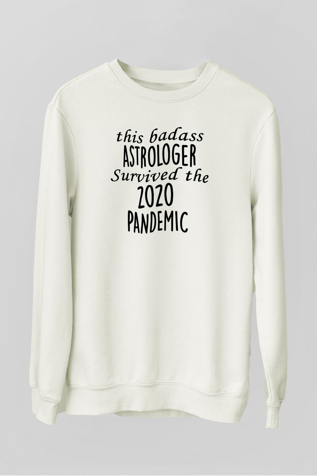 Astrolog Beyaz Unisex Sweatshirt