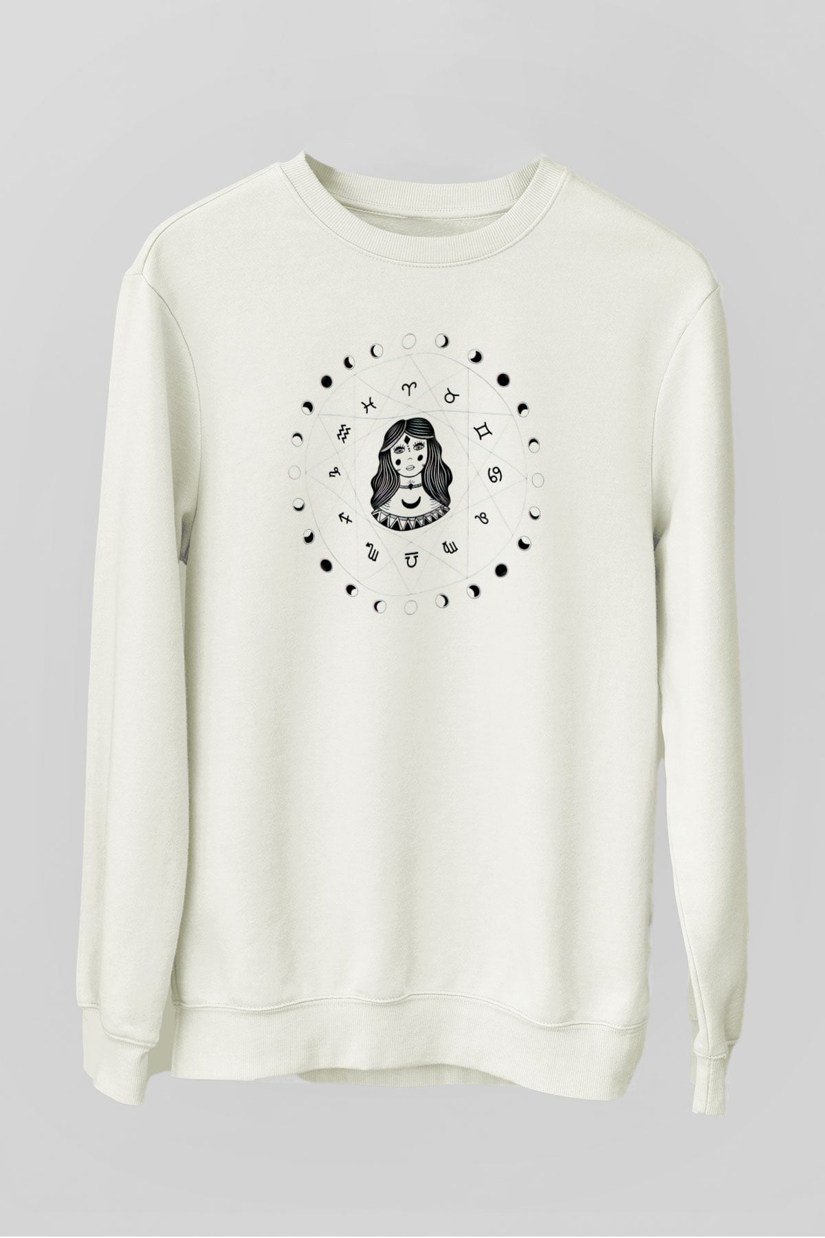 Astrolog Beyaz Unisex Sweatshirt