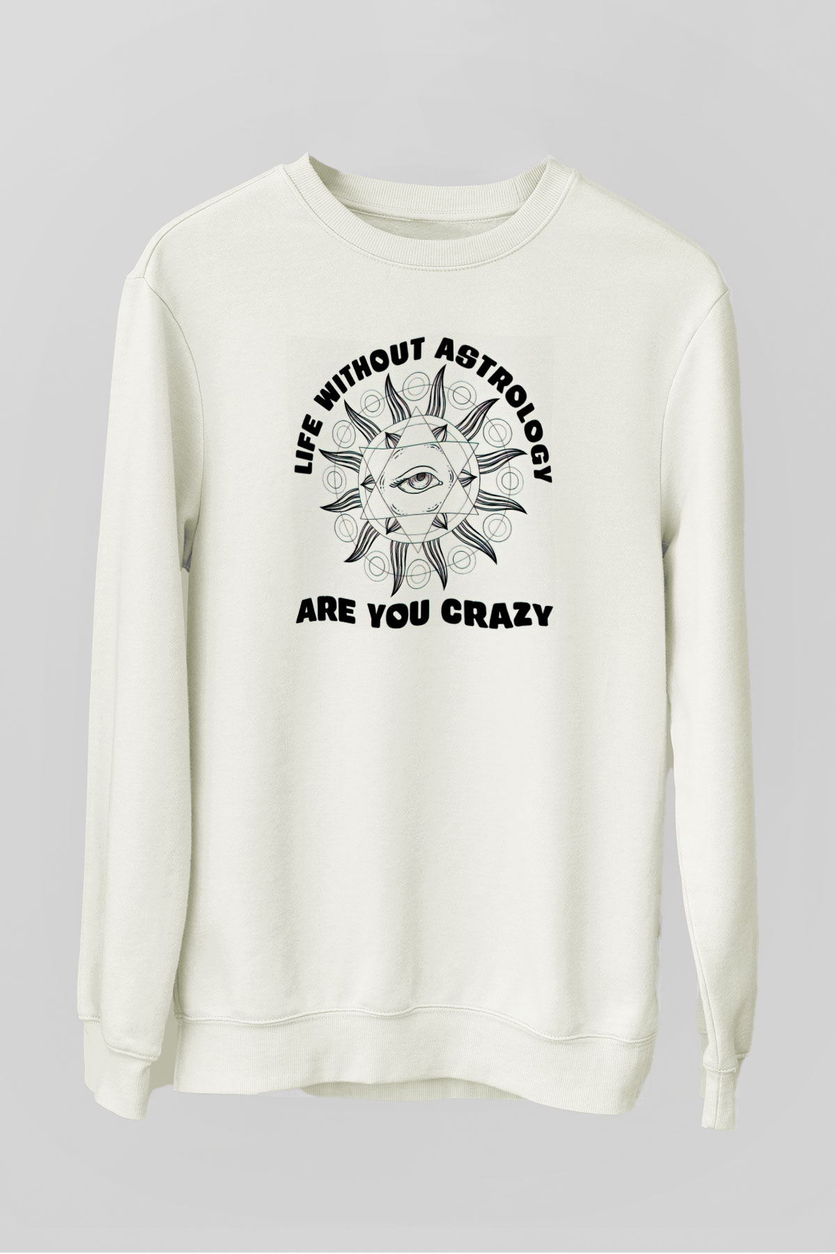 Astrolog Beyaz Unisex Sweatshirt
