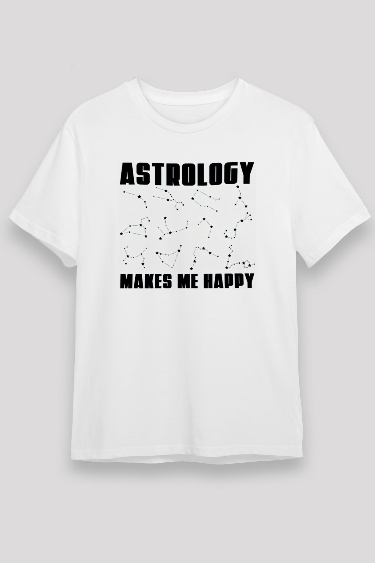 Astrolog Beyaz Unisex Tişört T-Shirt - TişörtFabrikası