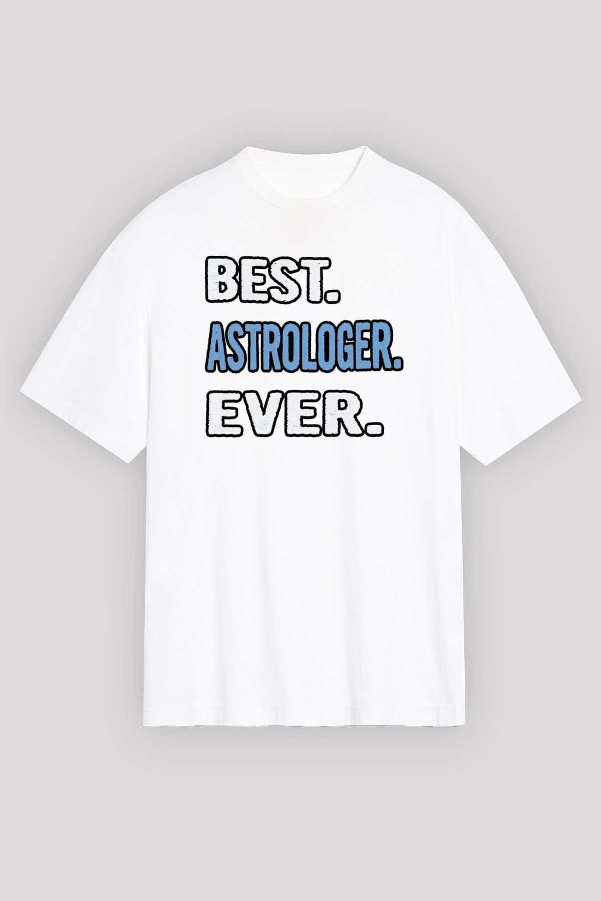 Astrolog Beyaz Unisex Tişört T-Shirt - TişörtFabrikası