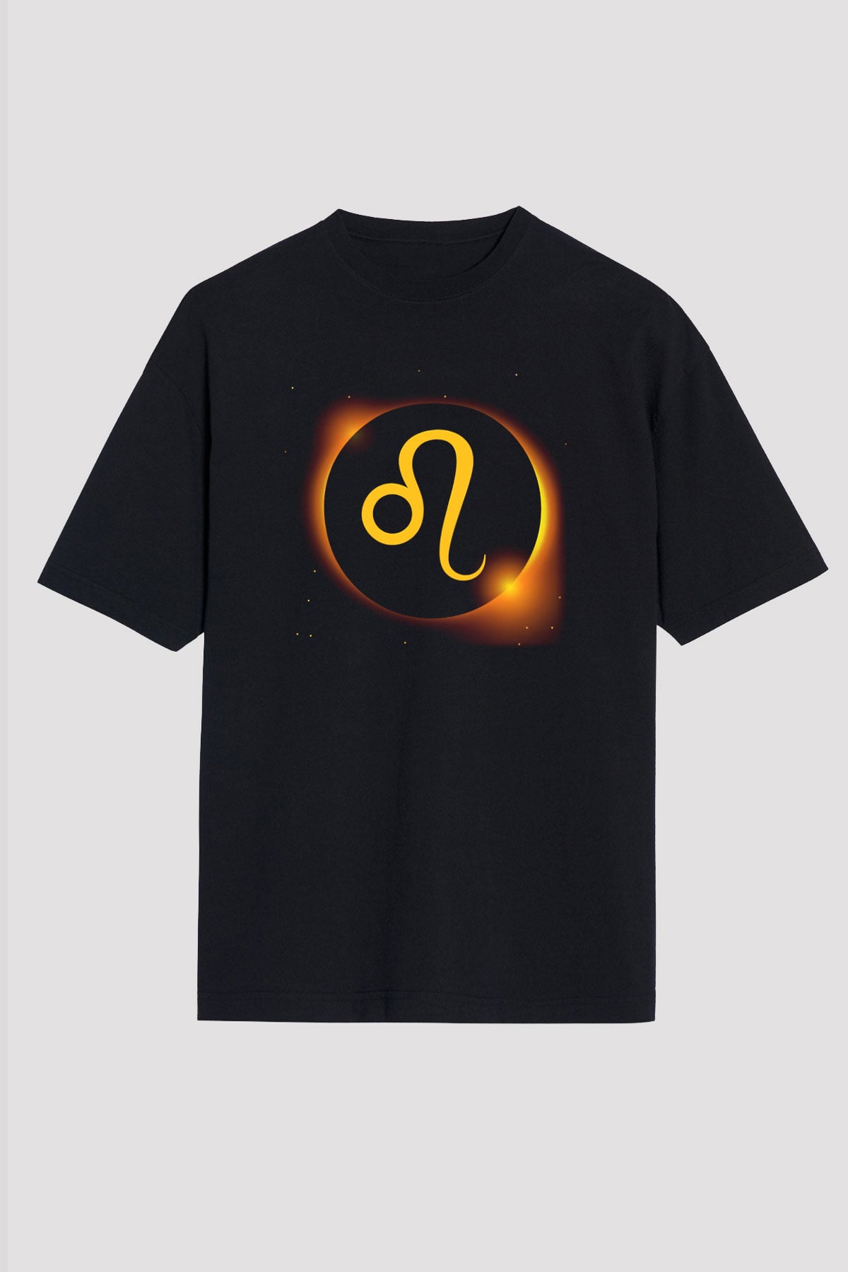 Astrolog Siyah Unisex Oversize Tişört T-Shirt
