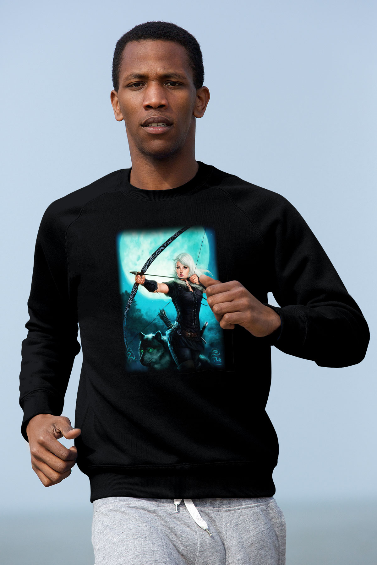 Astrolog Siyah Unisex Sweatshirt