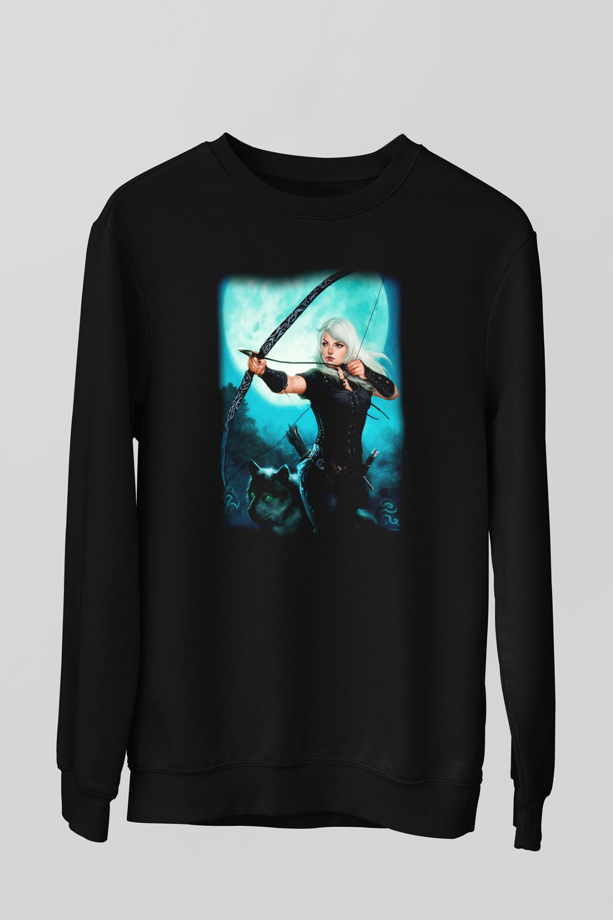 Astrolog Siyah Unisex Sweatshirt