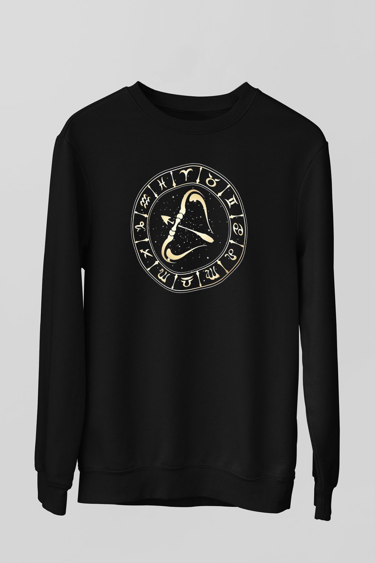 Astrolog Siyah Unisex Sweatshirt