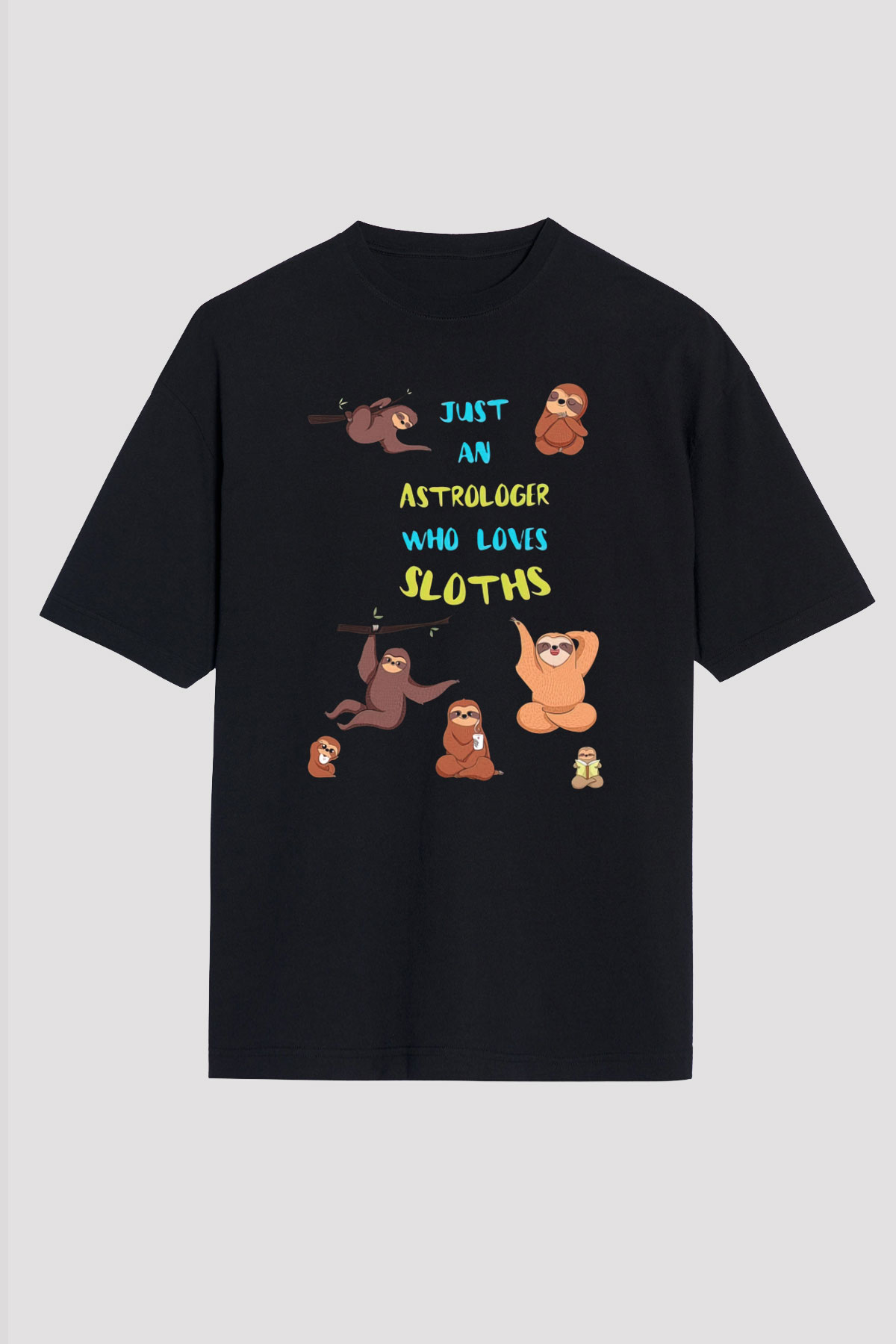 Astrolog Siyah Unisex Tişört T-Shirt - TişörtFabrikası