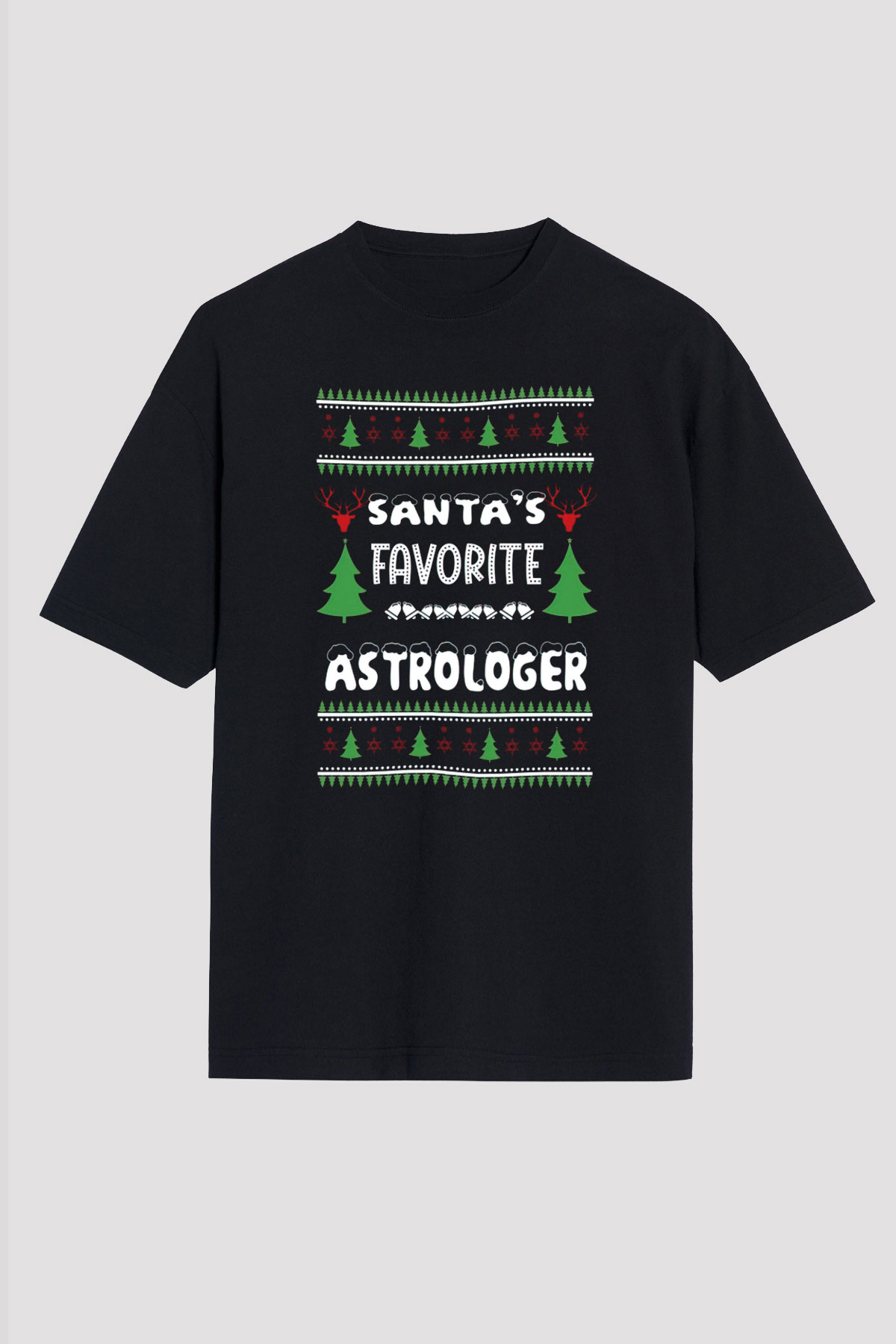 Astrolog Siyah Unisex Tişört T-Shirt - TişörtFabrikası