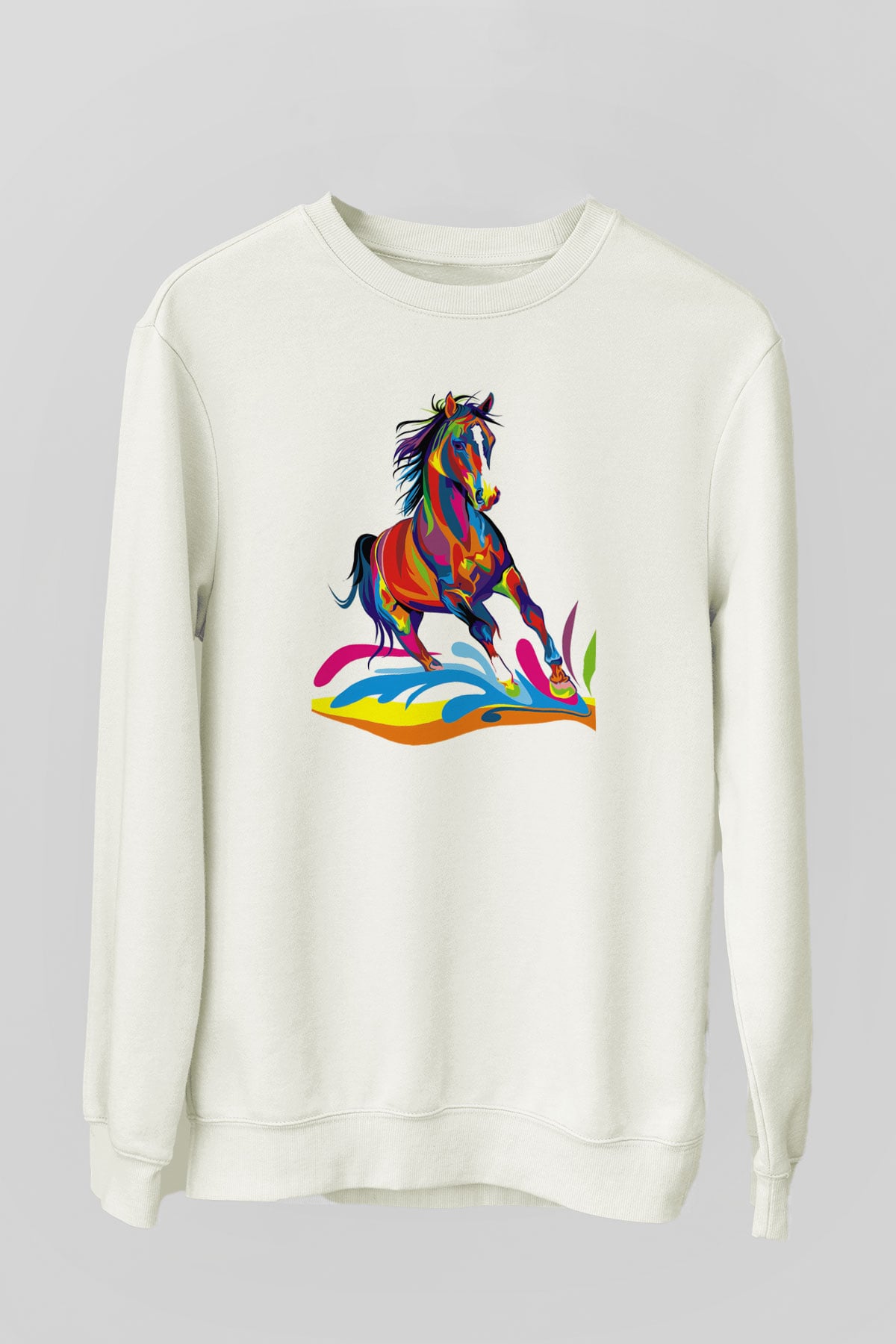 At Beyaz Unisex Sweatshirt