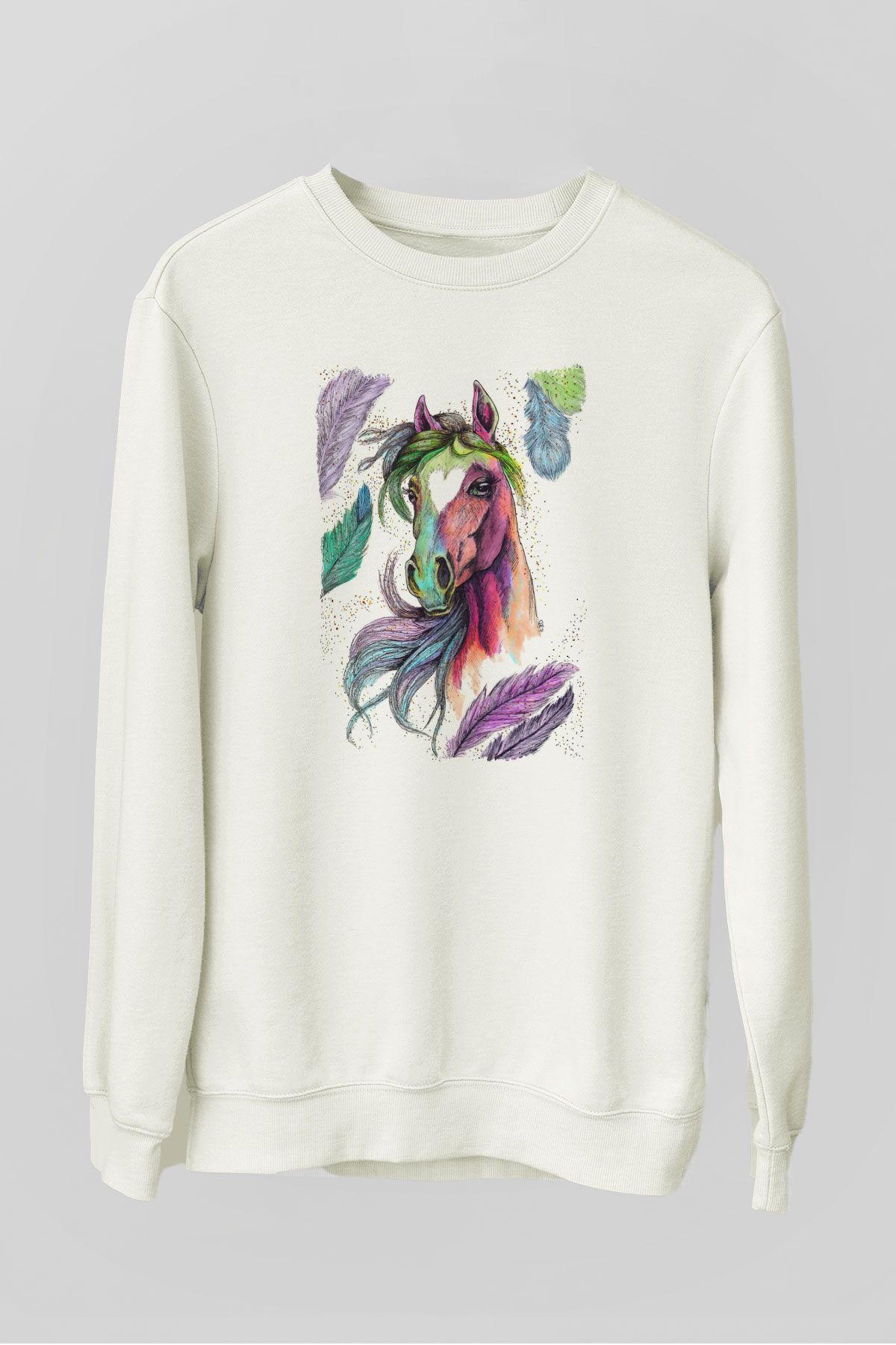 At Beyaz Unisex Sweatshirt