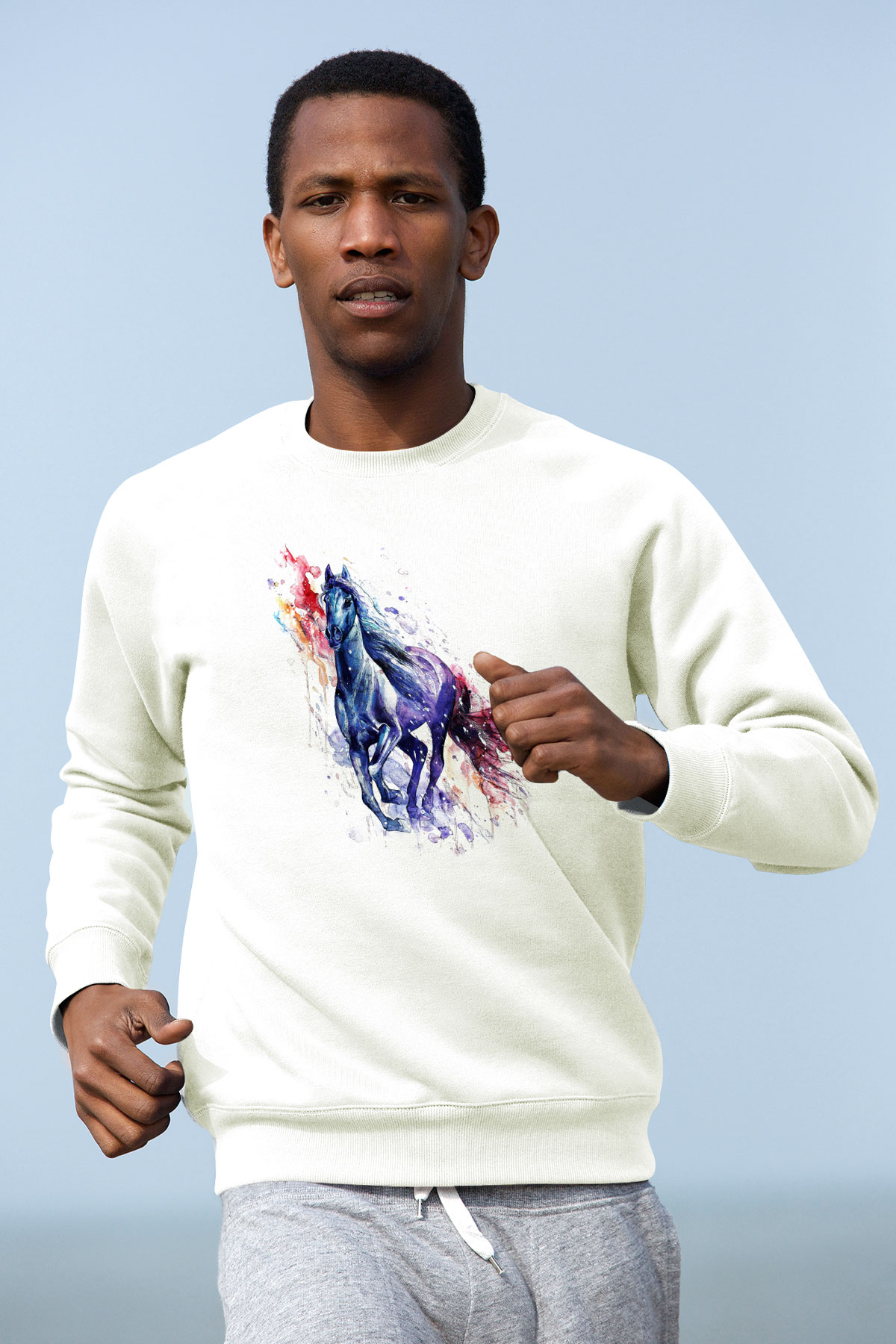 At Beyaz Unisex Sweatshirt